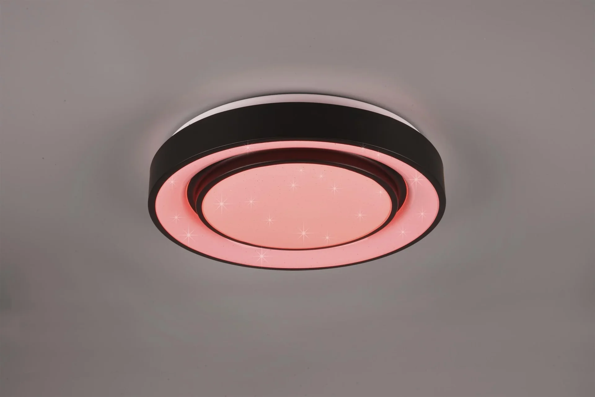 LED-Deckenleuchte MONA, 20 W, 3000-6000K, 2400 lm, RGB, Alu schwarz matt, Kunststoff weiß - 2