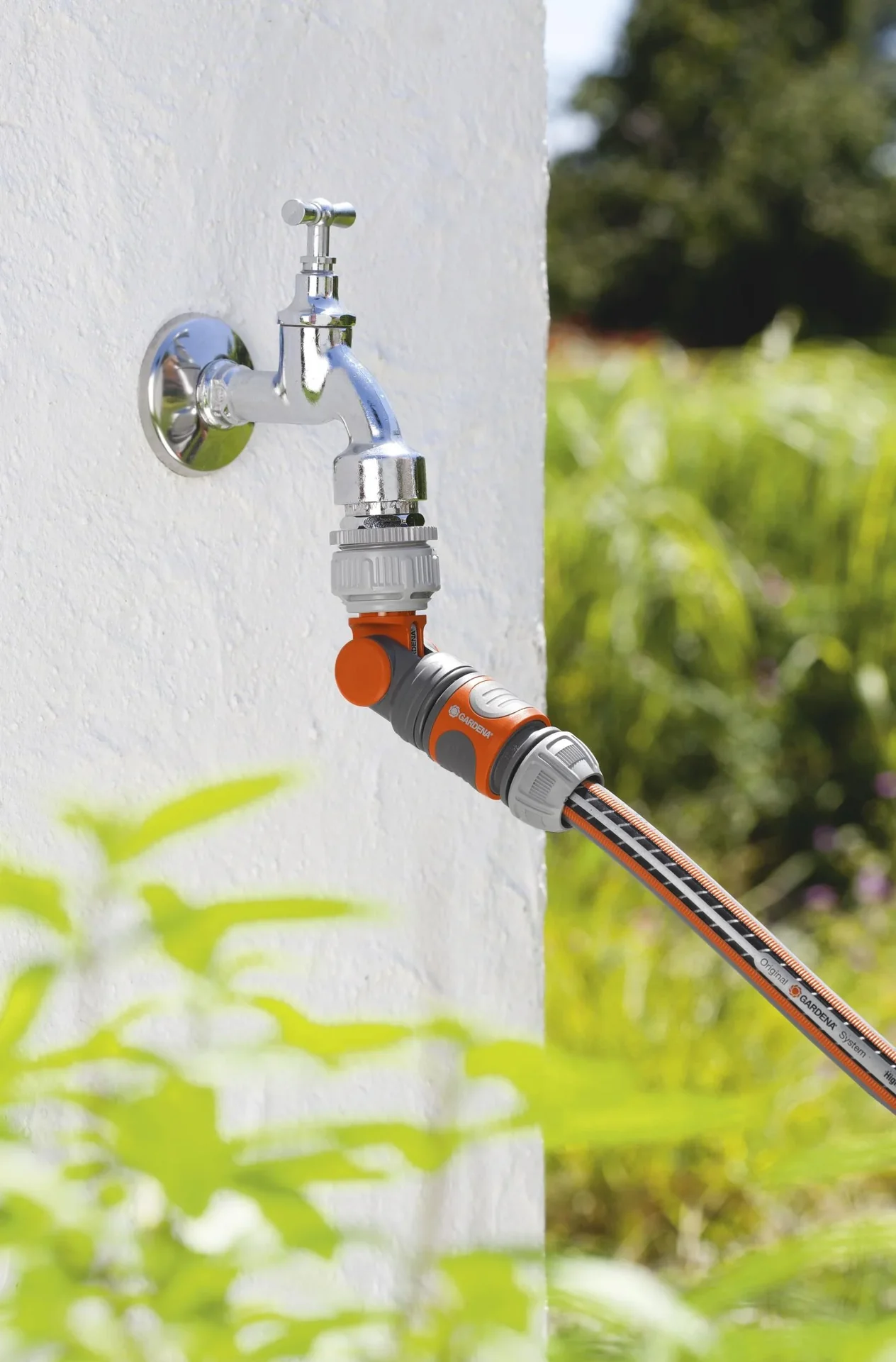 Winkelhahnstück für Wasserhähne mit 26,5 mm (G 3/4")- und 33,3 mm (G 1")-Gewinde - 1