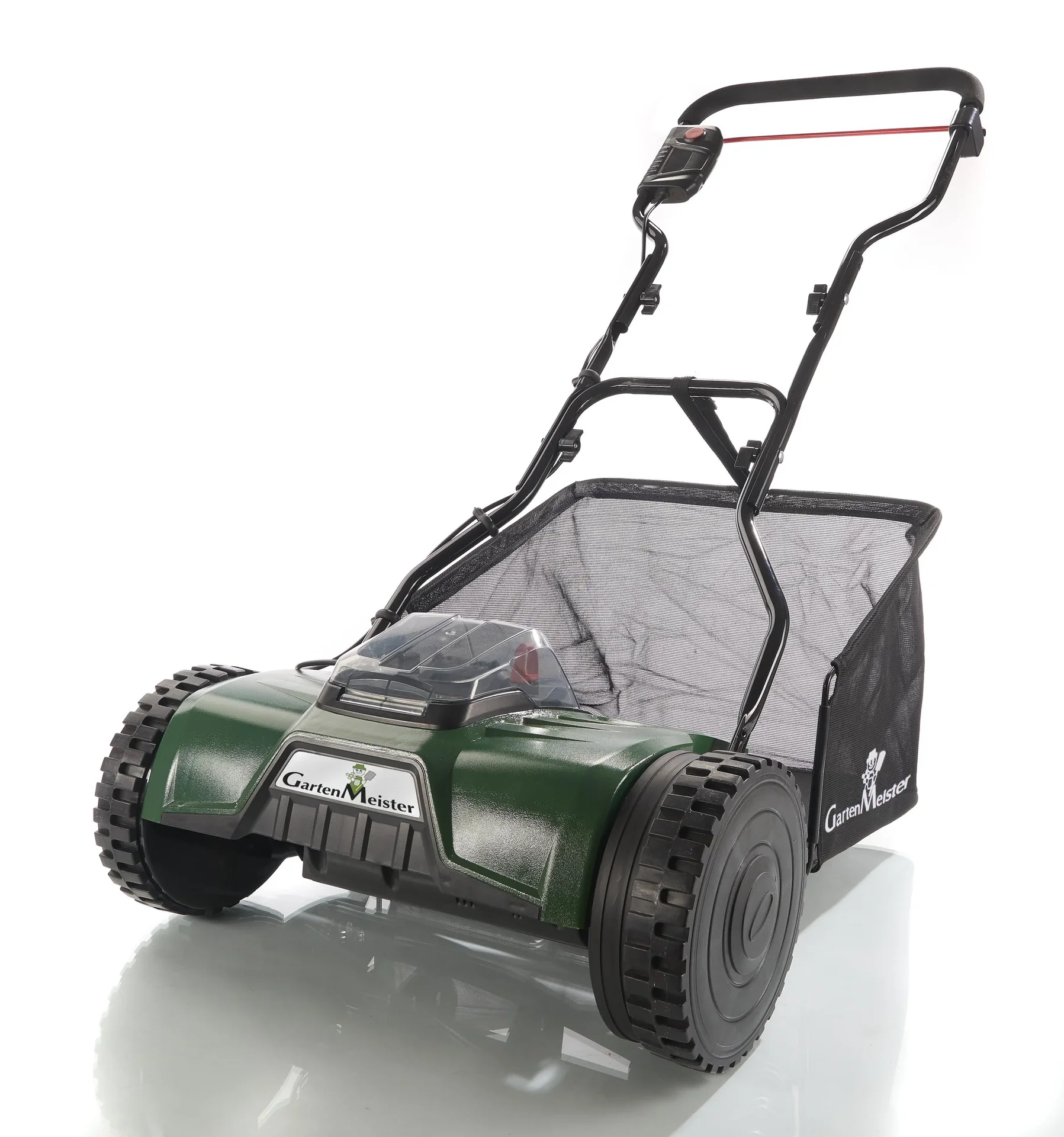 Set Akku-Walzenmäher „GM 38/18“, Li-Ion-Akku, 18 Volt, 2,0 Ah und Li-Ion-Akku-Schnellladegerät, 18 Volt - 6