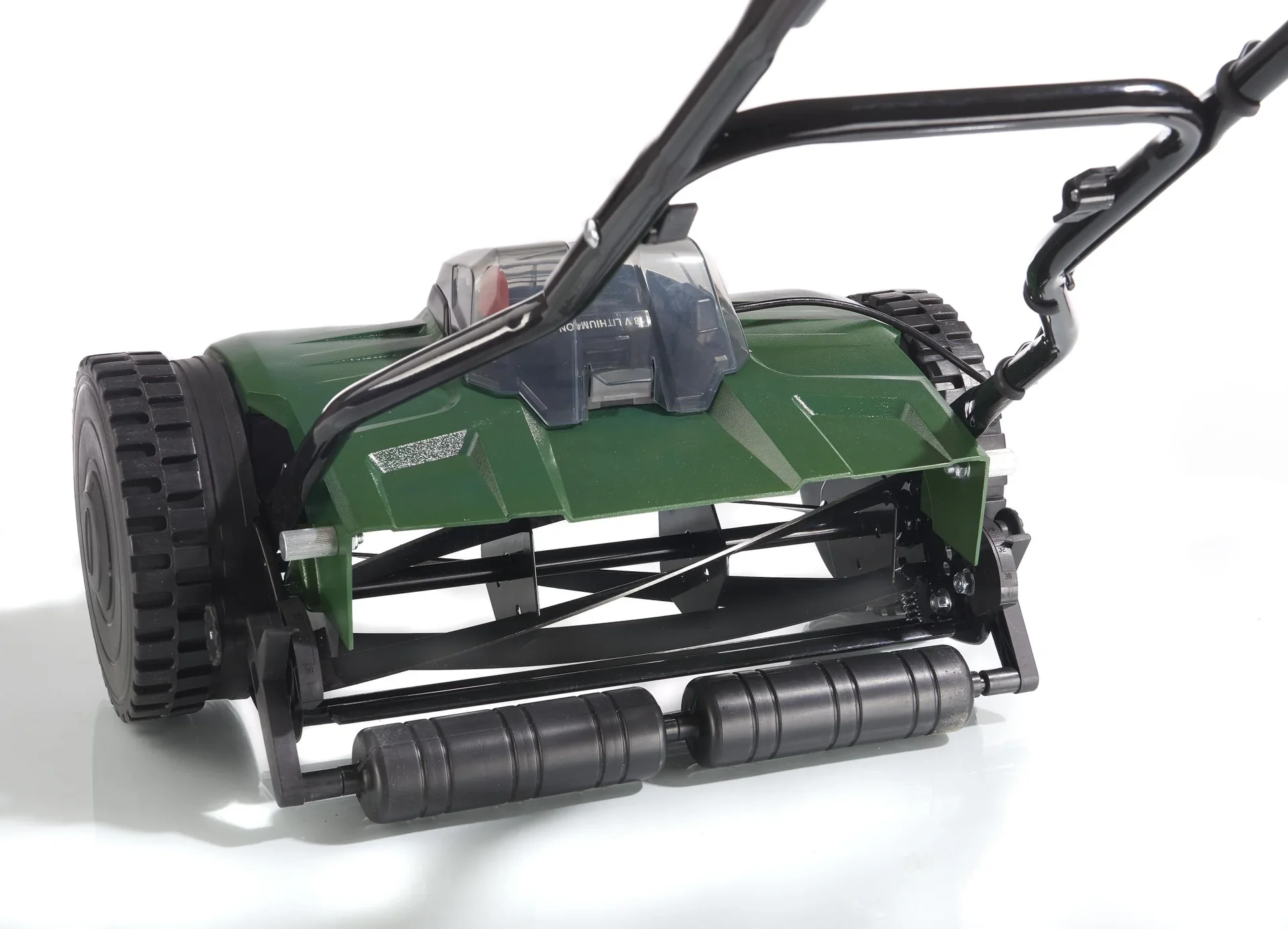 Set Akku-Walzenmäher „GM 38/18“, Li-Ion-Akku, 18 Volt, 2,0 Ah und Li-Ion-Akku-Schnellladegerät, 18 Volt - 7