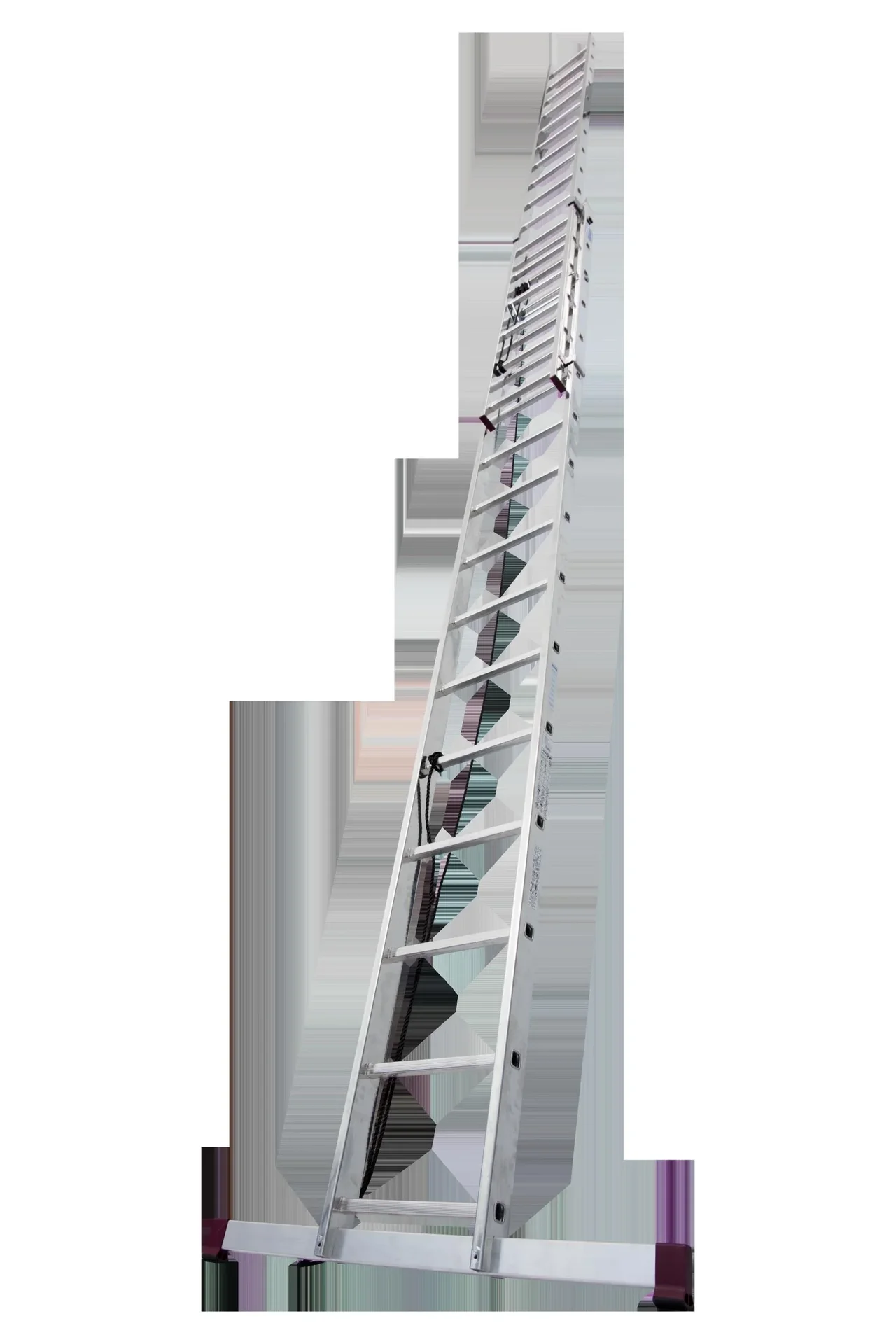 Alu Seilzugleiter 2-teilig - 2 x 16 Sprossen - 3