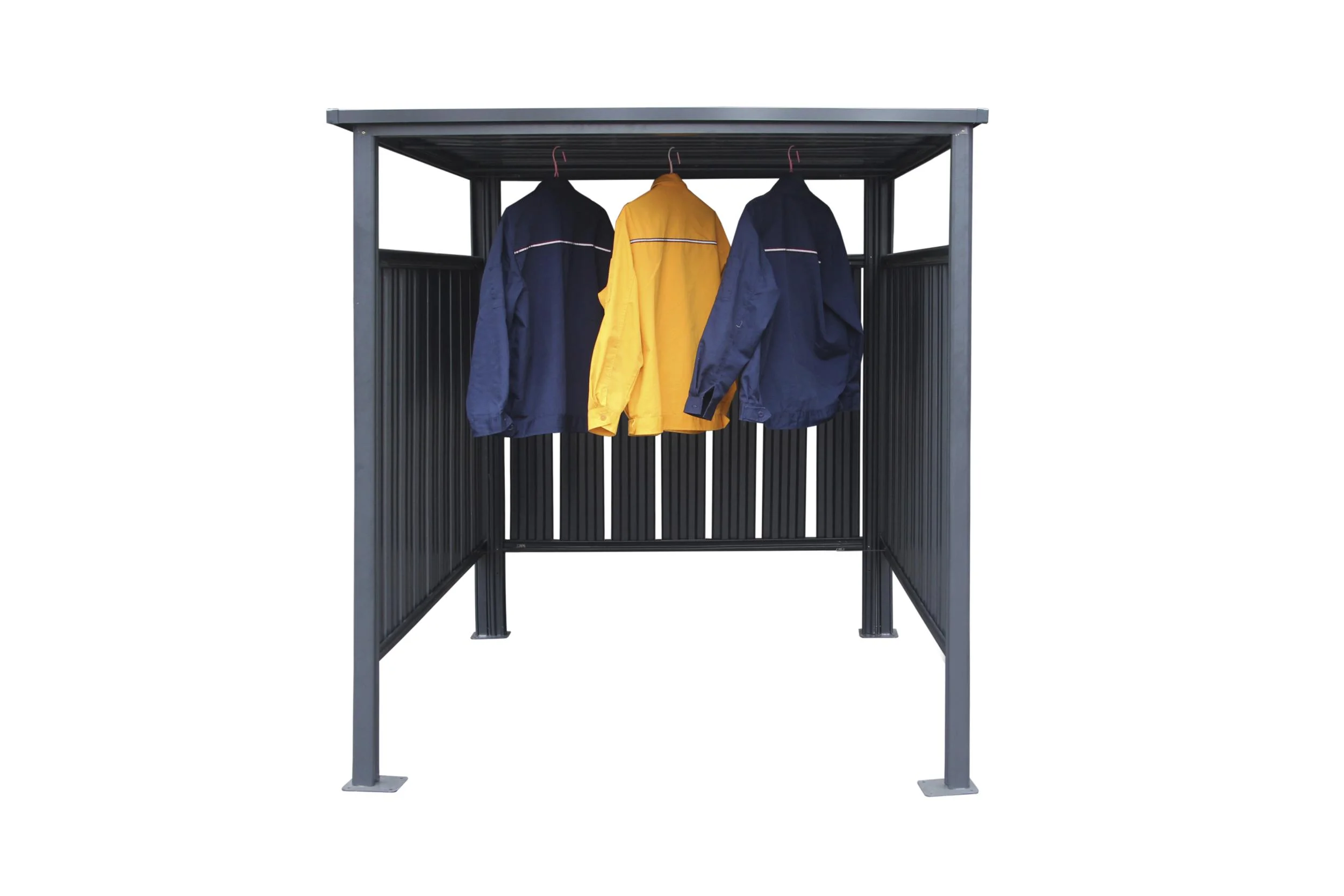 Fahrrad- und Rauchunterstand anthrazit - 4