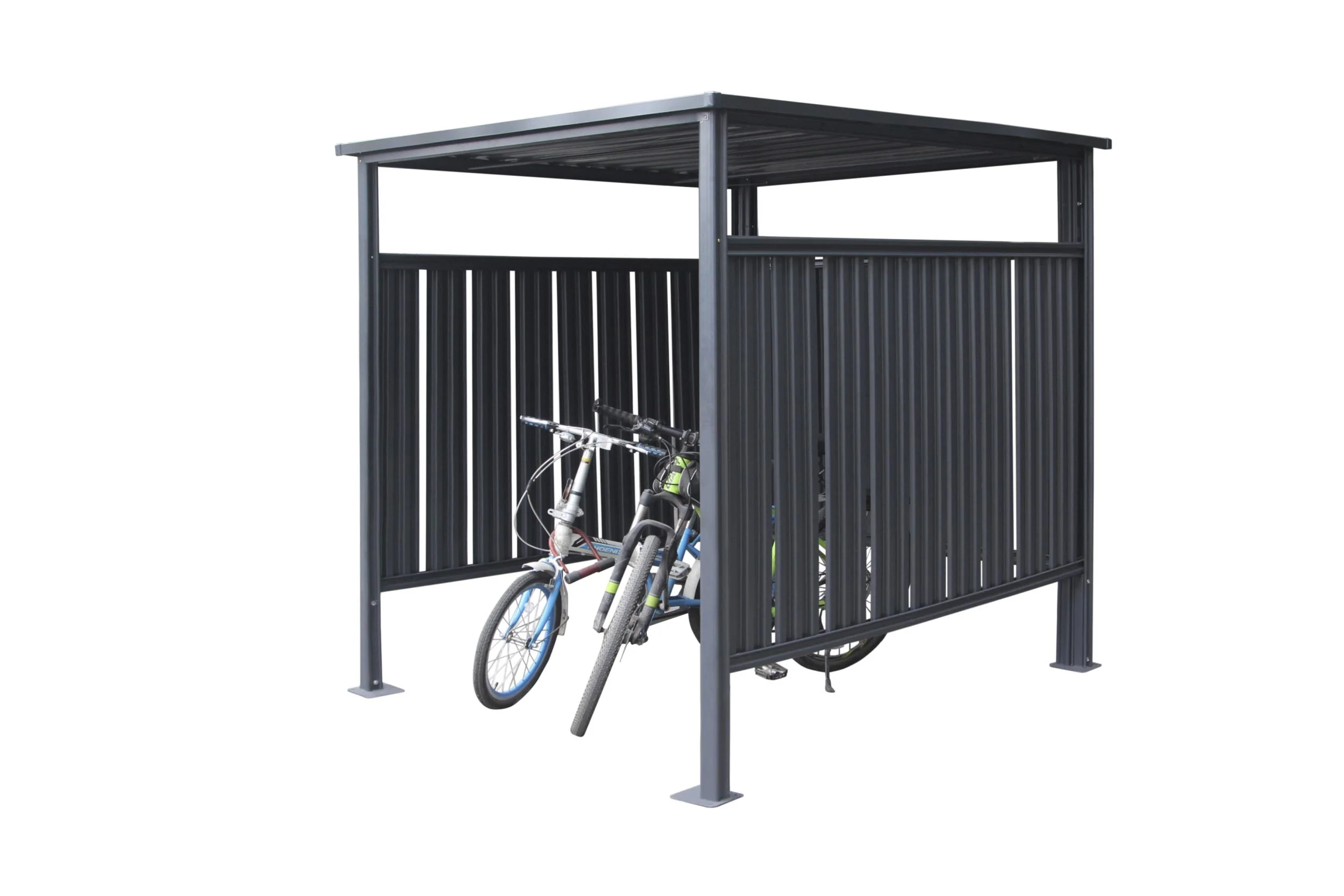 Fahrrad- und Rauchunterstand anthrazit - 6