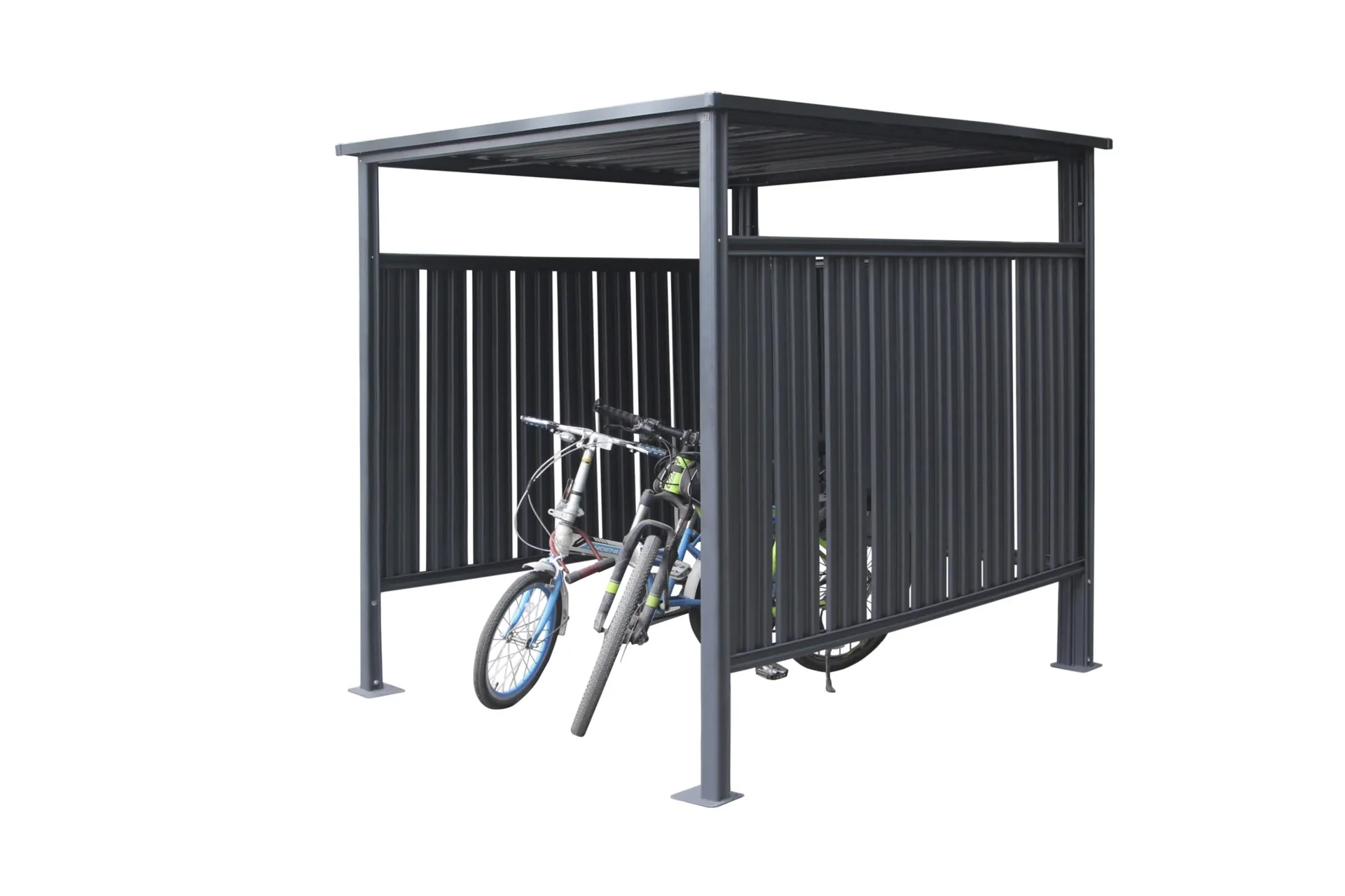 Fahrrad- und Rauchunterstand anthrazit - 6