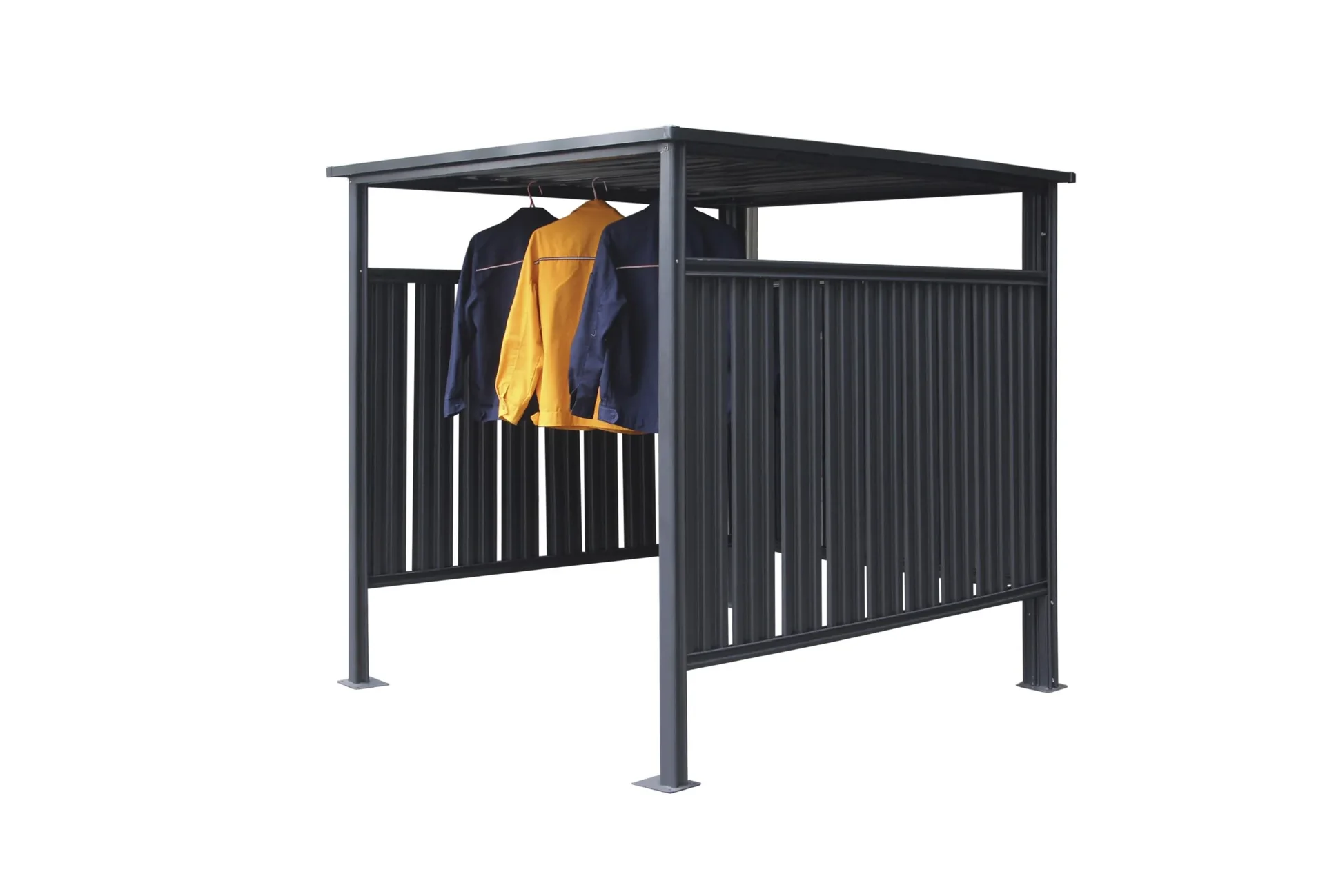 Fahrrad- und Rauchunterstand anthrazit - 8