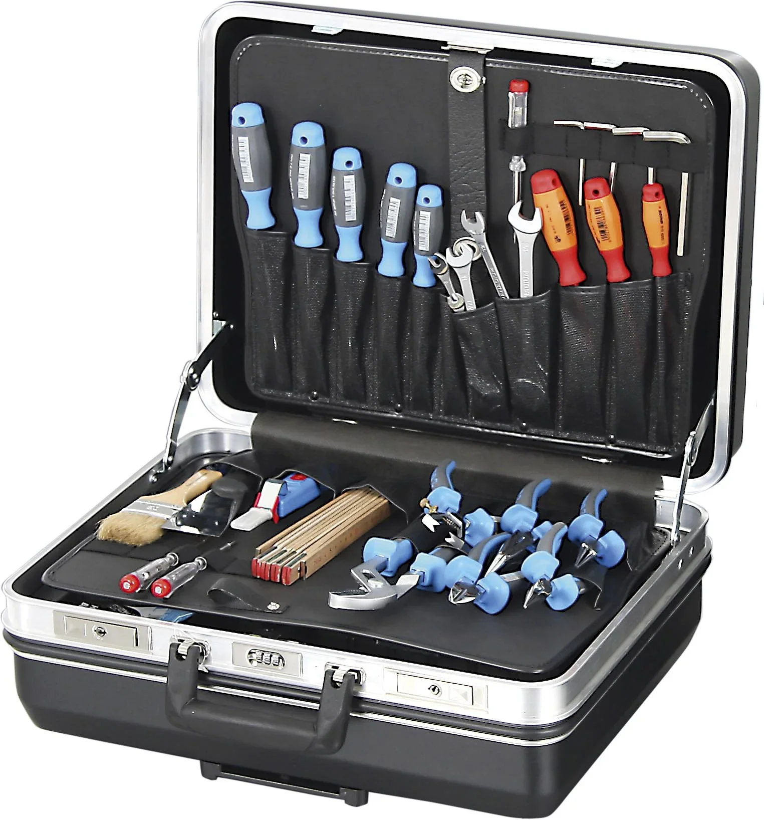 Werkzeugkoffer BUDGET 5075 XXL-37 Liter, mit abnehmbarem Rollensystem - 0