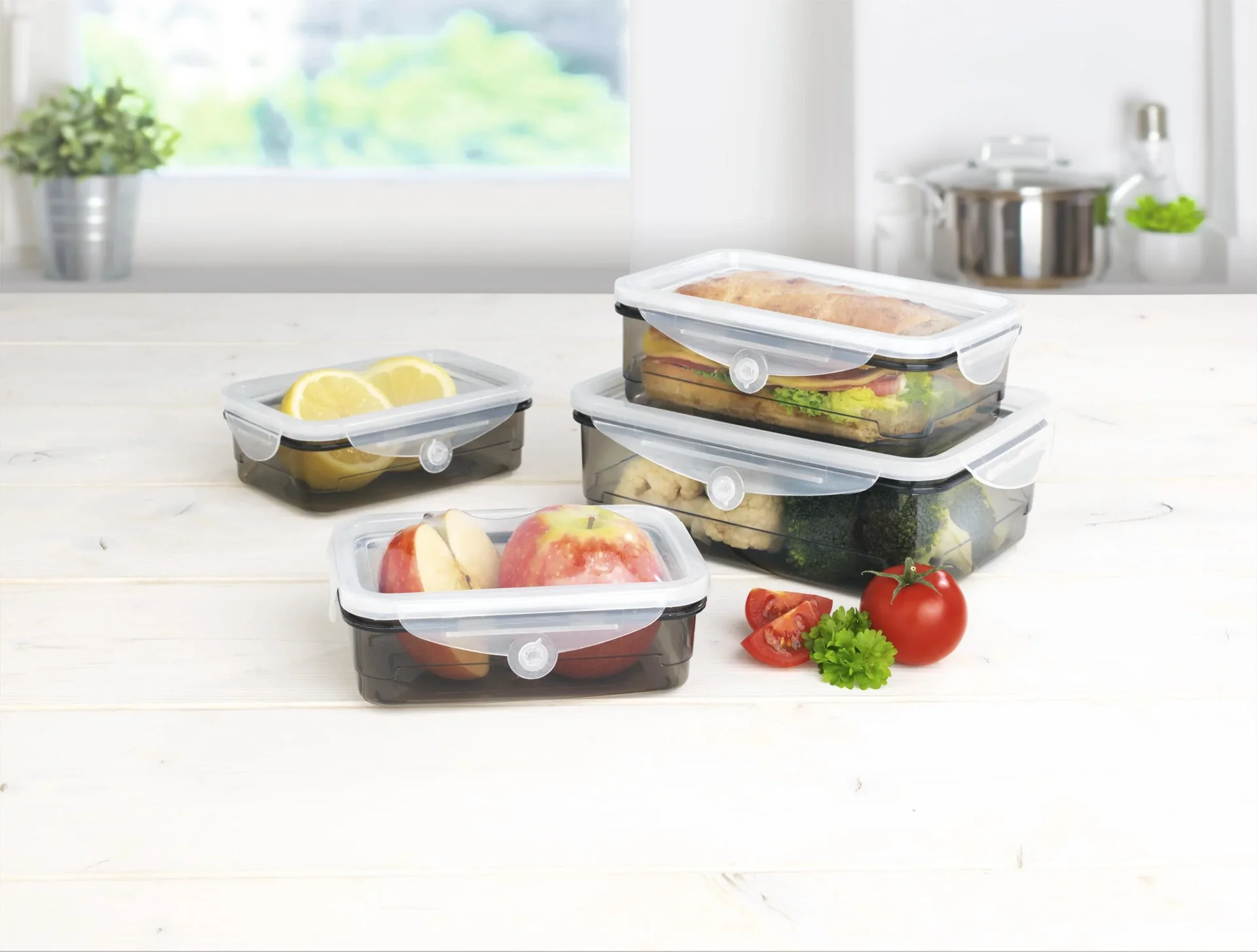 Frischhalte-Dosen-Set, 8-teilig - 1