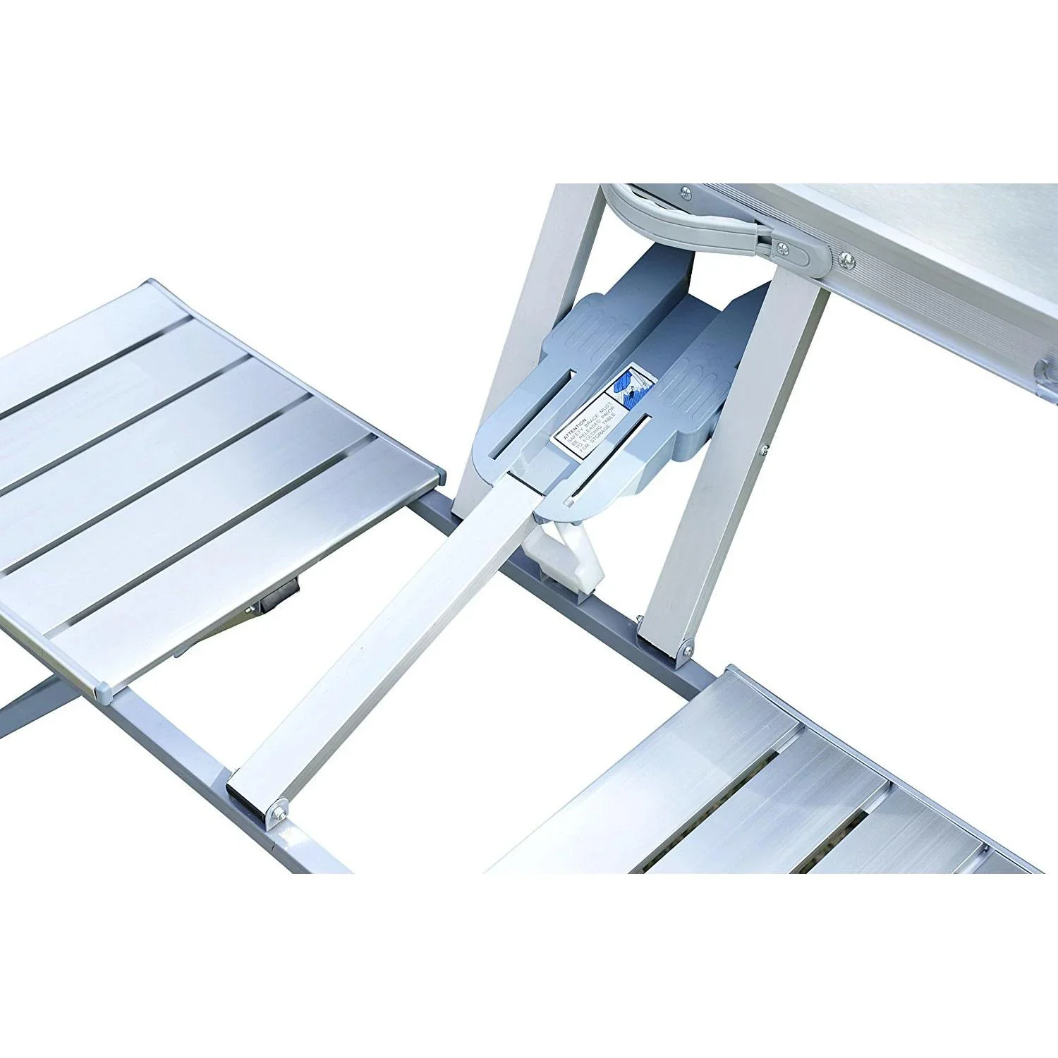 Alu Campingtisch Picknick 4-Sitzer klappbar silber - 3