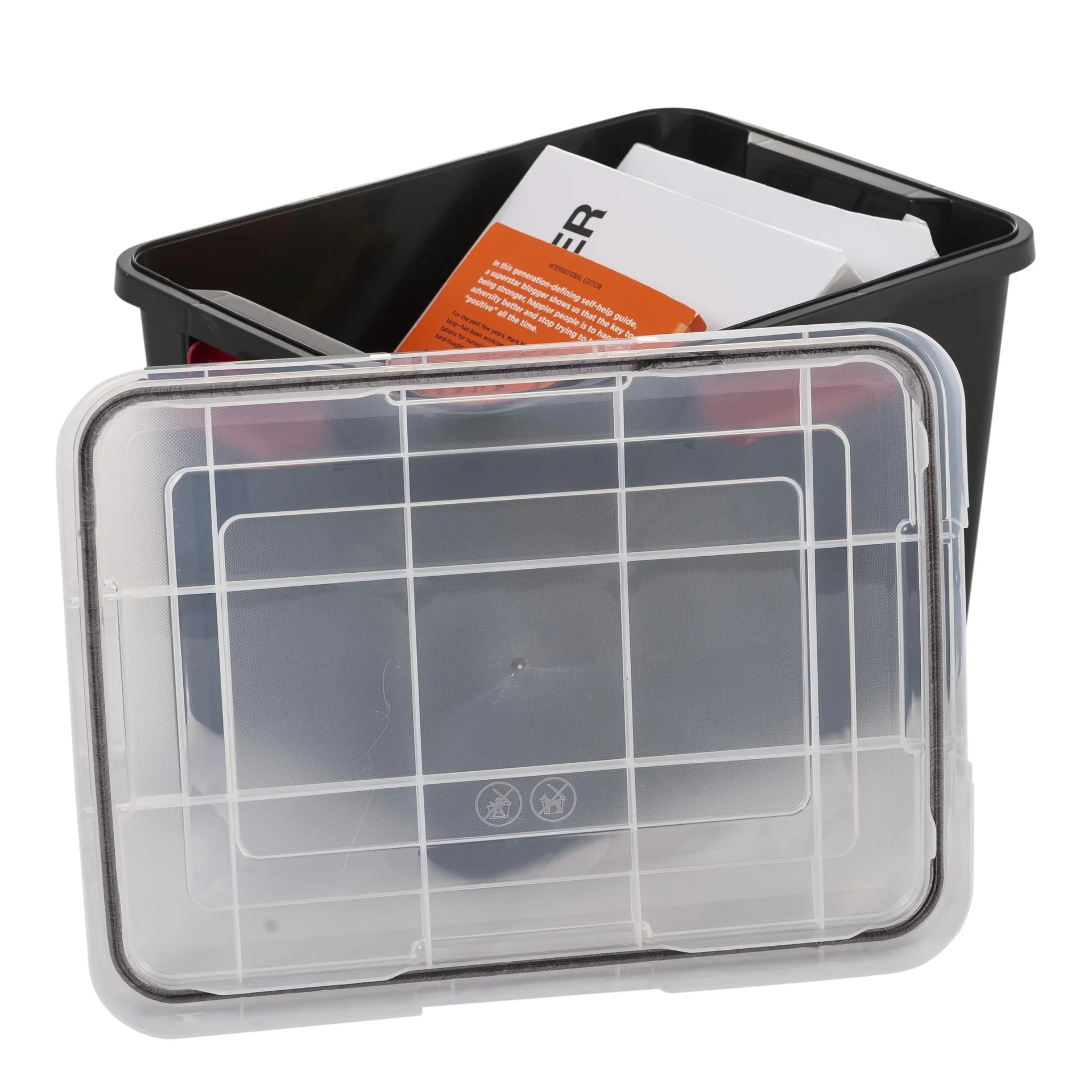 Wasserdichte Box AT-SD BkR/C/D, schwarz, 20 Liter - 8