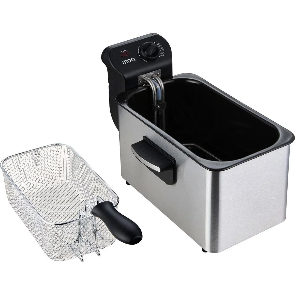 Fritteuse - Fritteuse - 3 Liter - 2000 Watt - Silber - 1