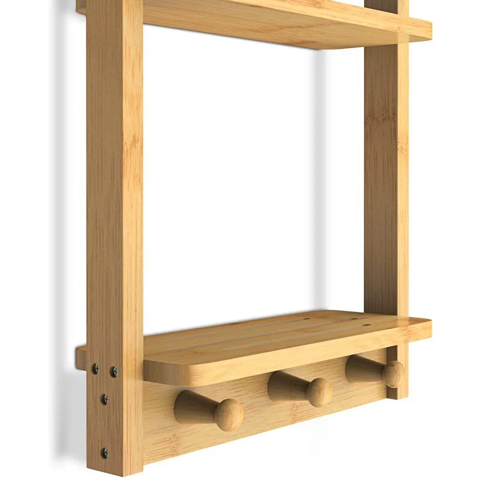 Bambus Duschregal - Badezimmerschrank - Regal- 70x28,5x10cm - 1