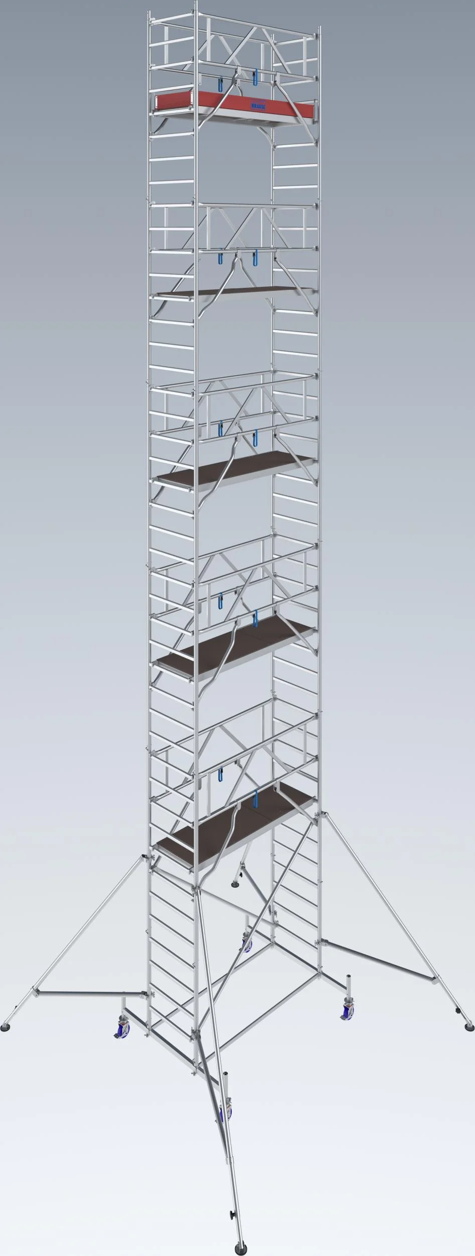 STABILO Fahrgerüst Serie 10, Feldlänge 2 m, Arbeitshöhe ca. 12,40 m - 0