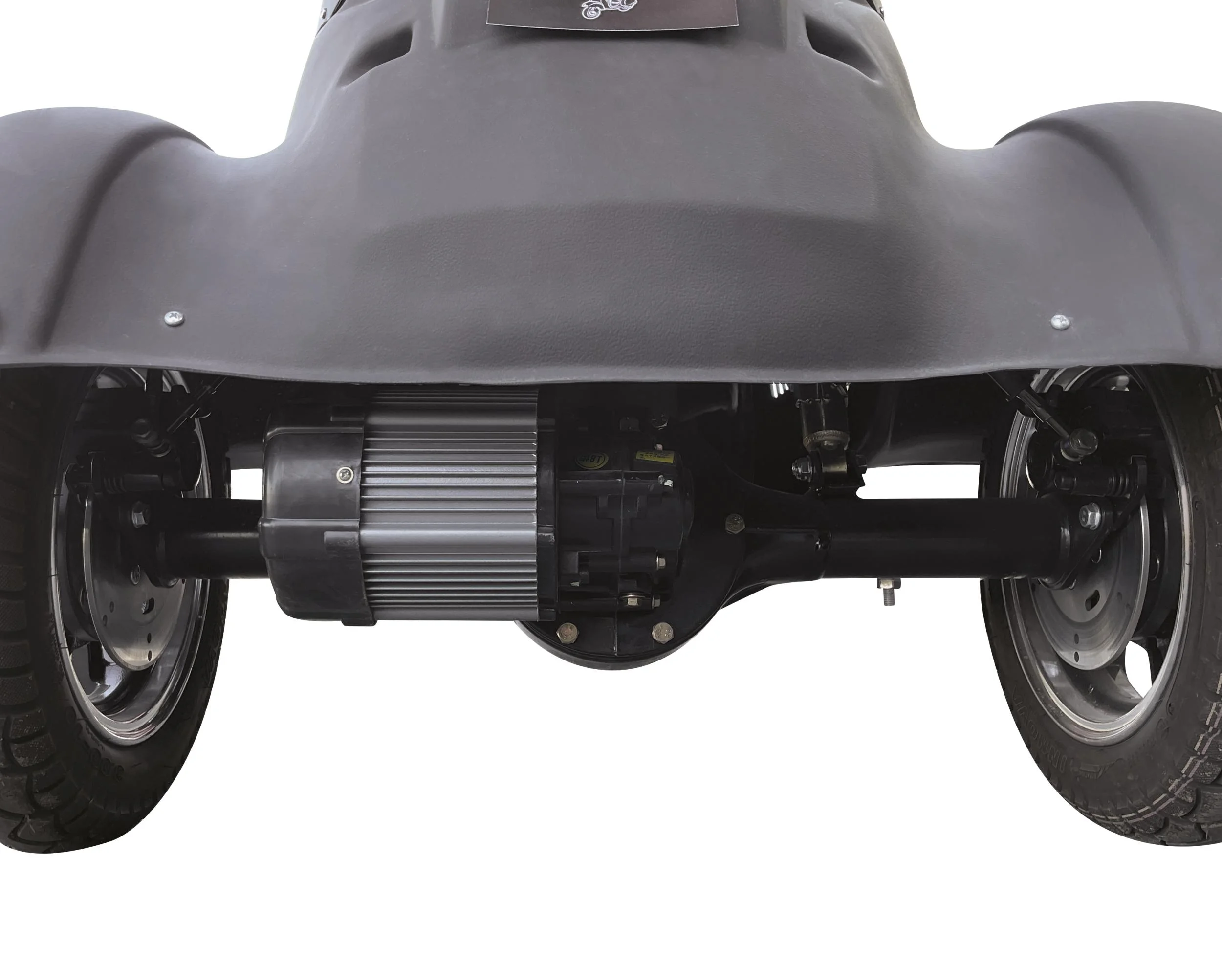 E-Kompaktroller "Lucca Trio" - 40 km/h - Wind und wetterfest, rot - 3