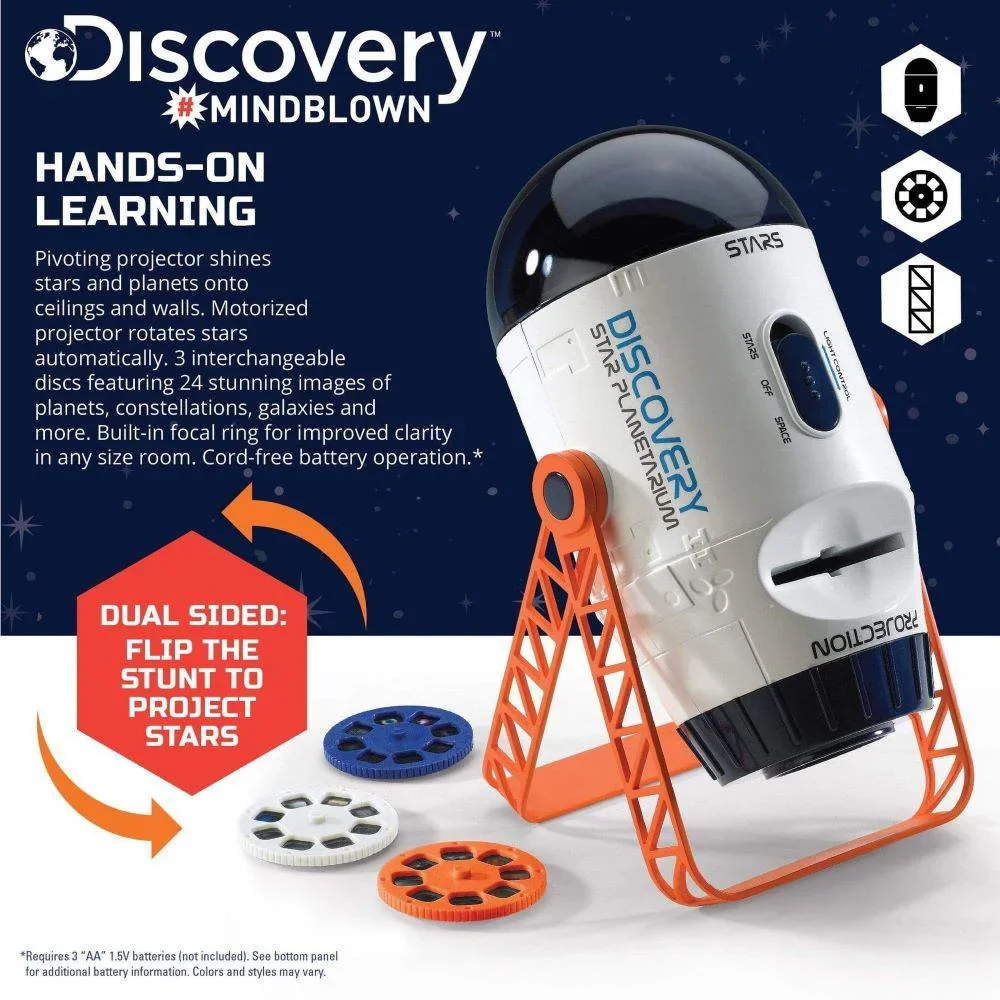 Discovery Mindblow Weltraumprojektor - 2in1 - Planetarium - 4