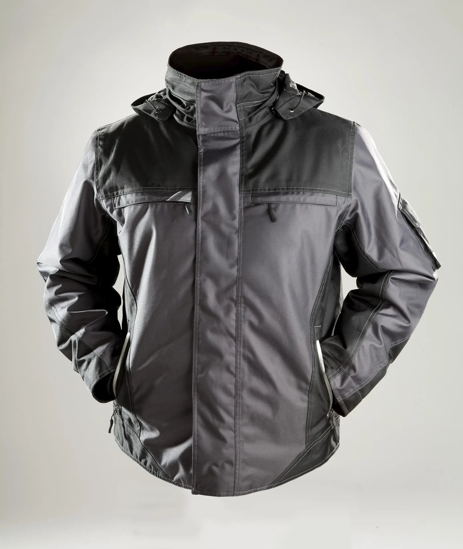Winterjacke YUKON, Farbe schwarz/grau, Größe M - 0