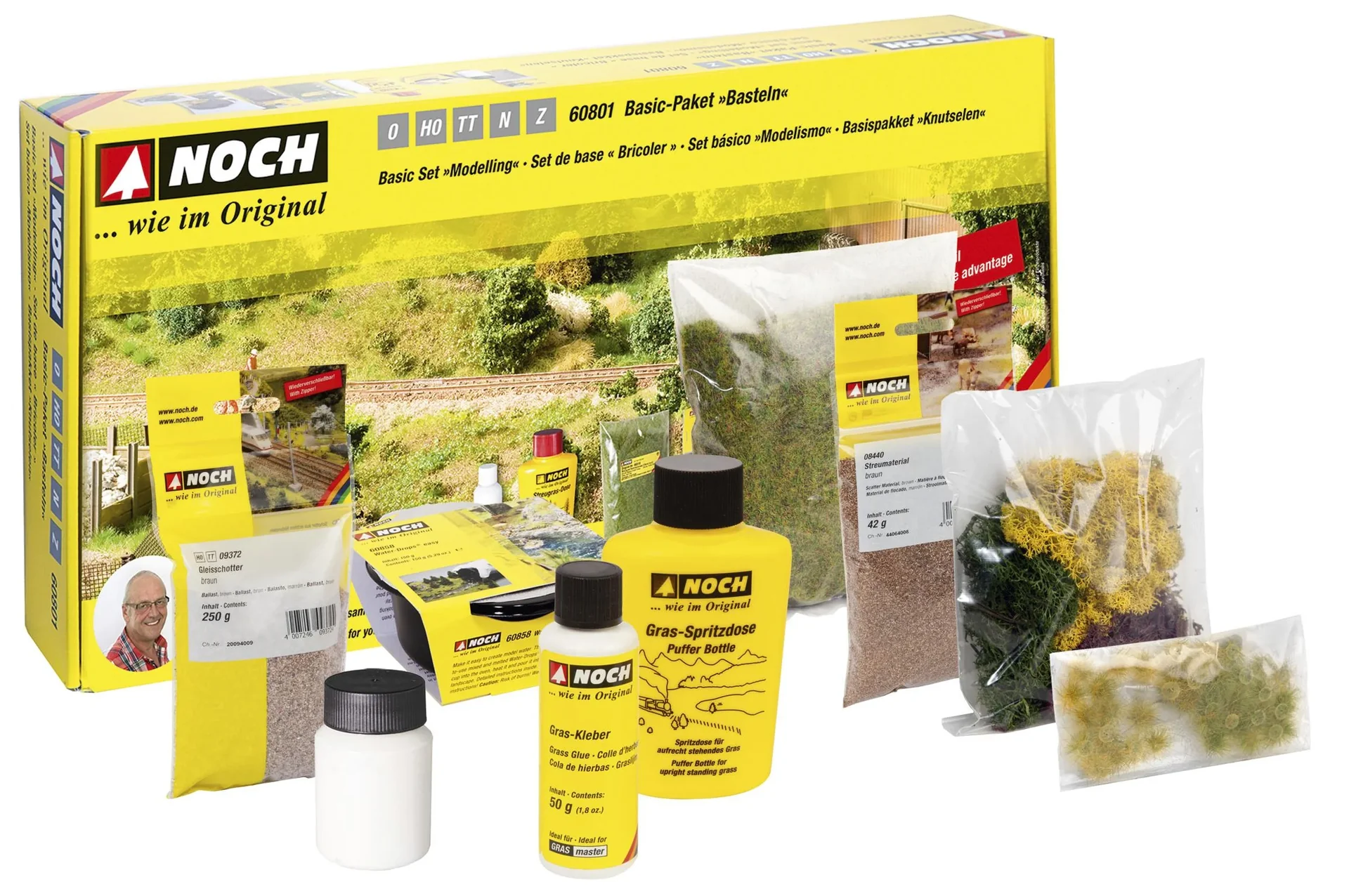 Basic-Paket Basteln , Geländebaumaterial Spur H0 - 0