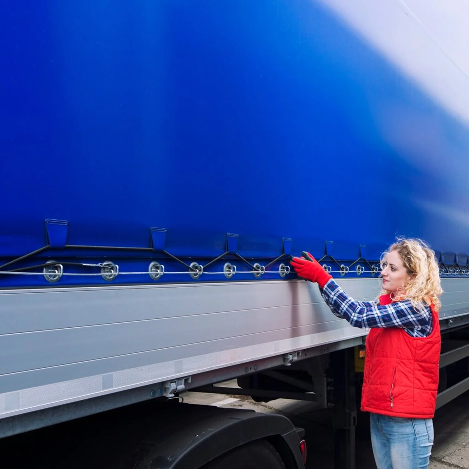 blau 650 g/m² PVC 3 x 4m (12m²) Plane-4