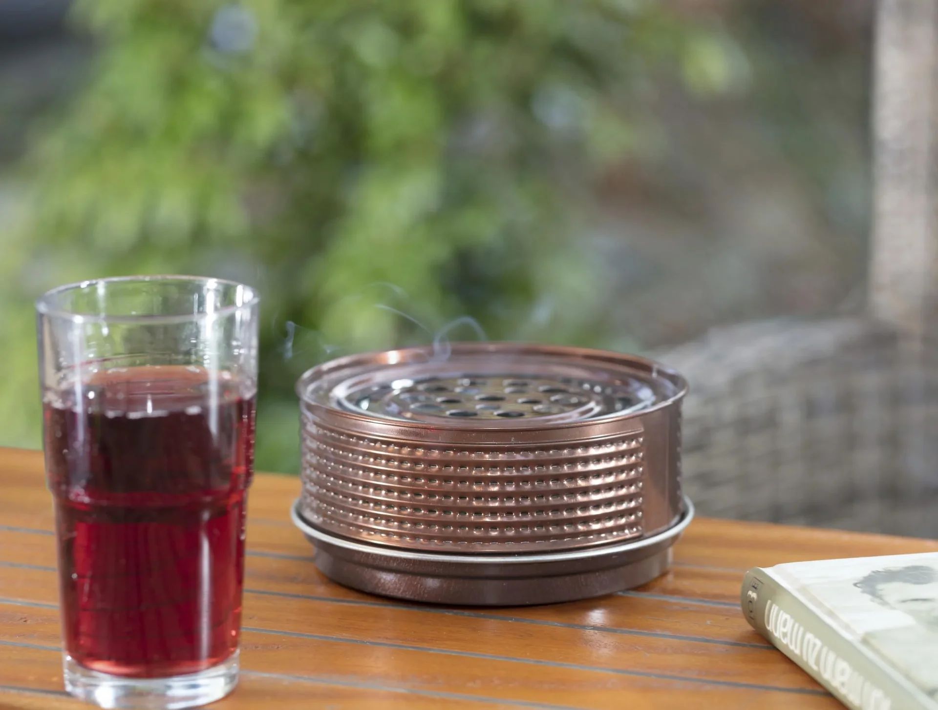 Insektenspiralhalter aus Metall, bronzefarben, inklusive 10 Insektenspiralen - 1