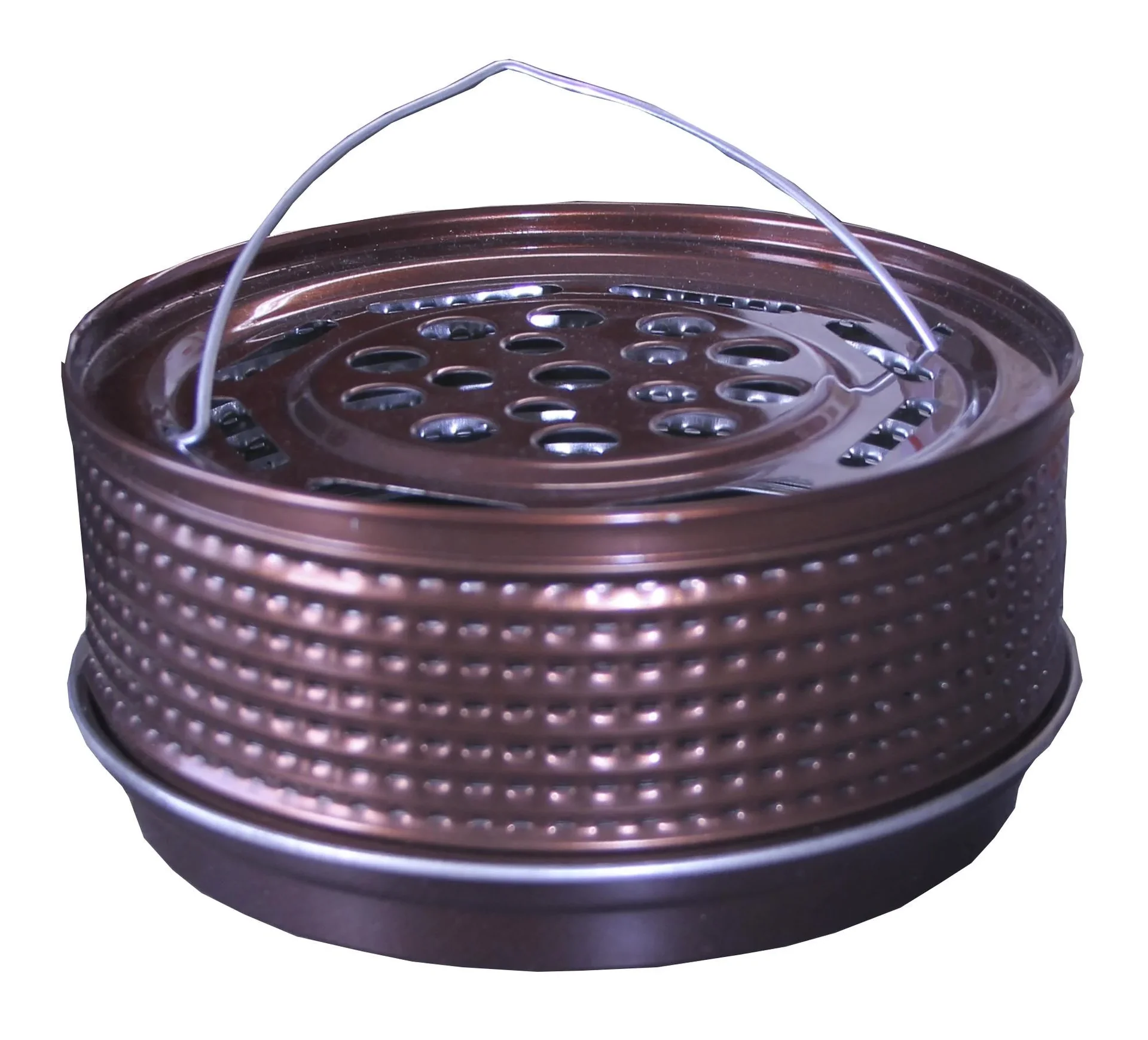 Insektenspiralhalter aus Metall, bronzefarben, inklusive 10 Insektenspiralen - 5