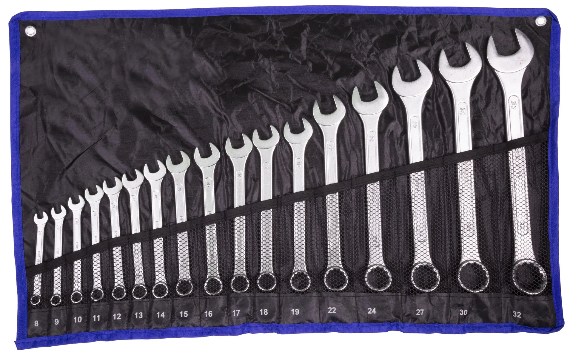 Gabel-Ring-Maul-Schlüssel 17-teilig - 0