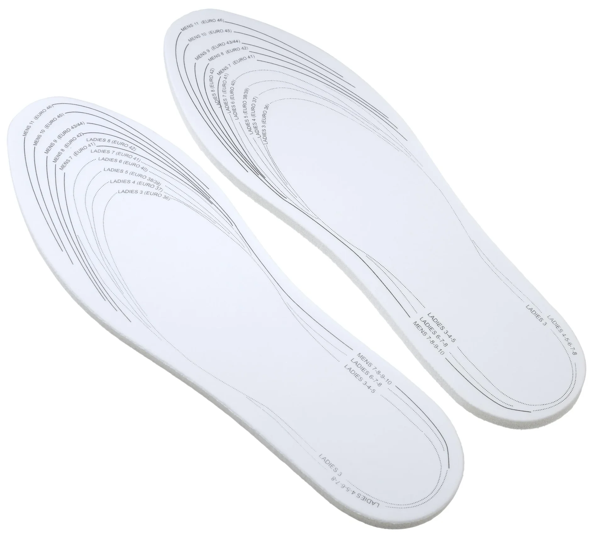 Memory Foam Einlegesohle, Gr. 36 - 47, 1 Paar - 0