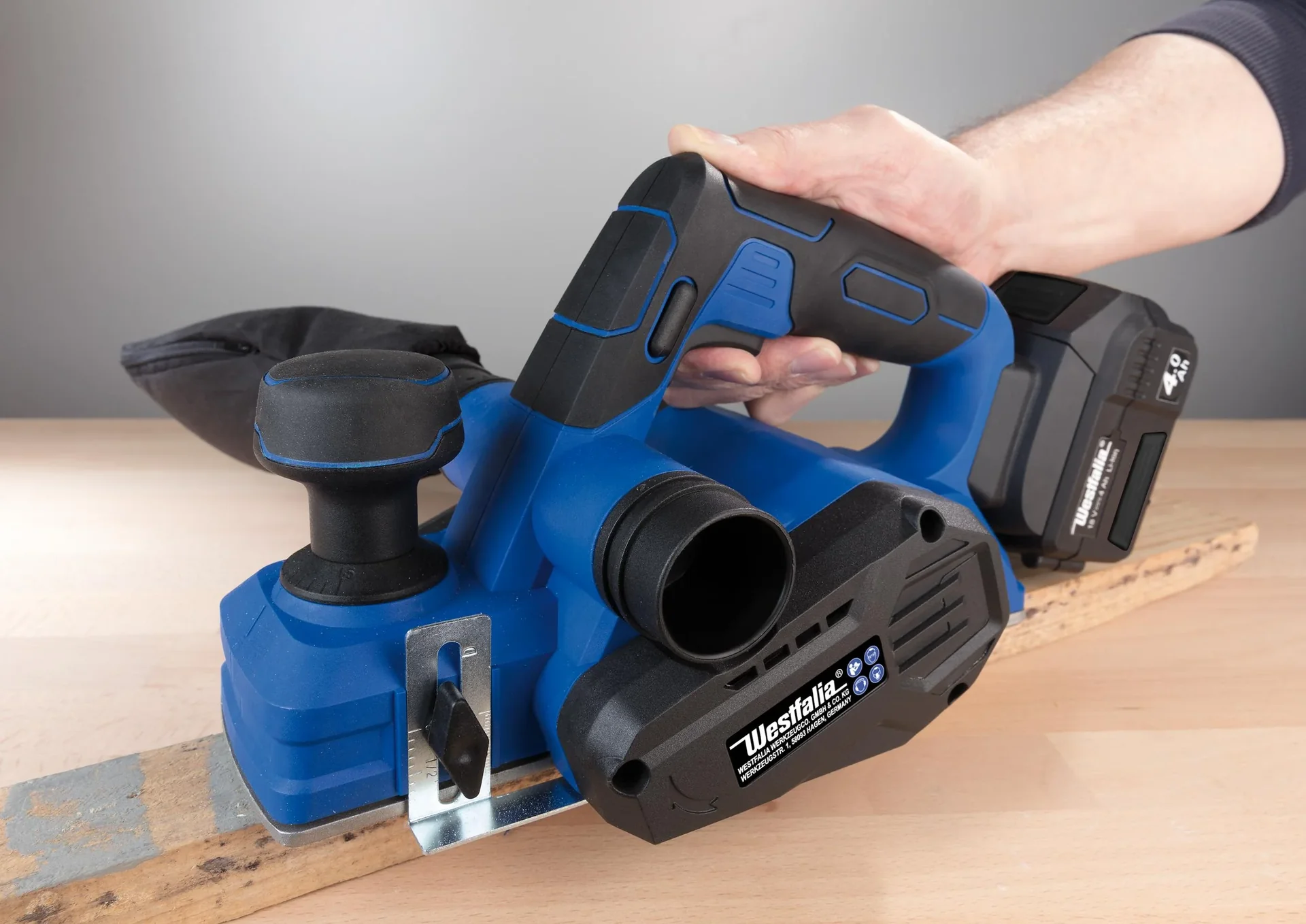 Akku Hobel Li-Ion AH18 18 V, ohne Akku und Ladegerät - 0