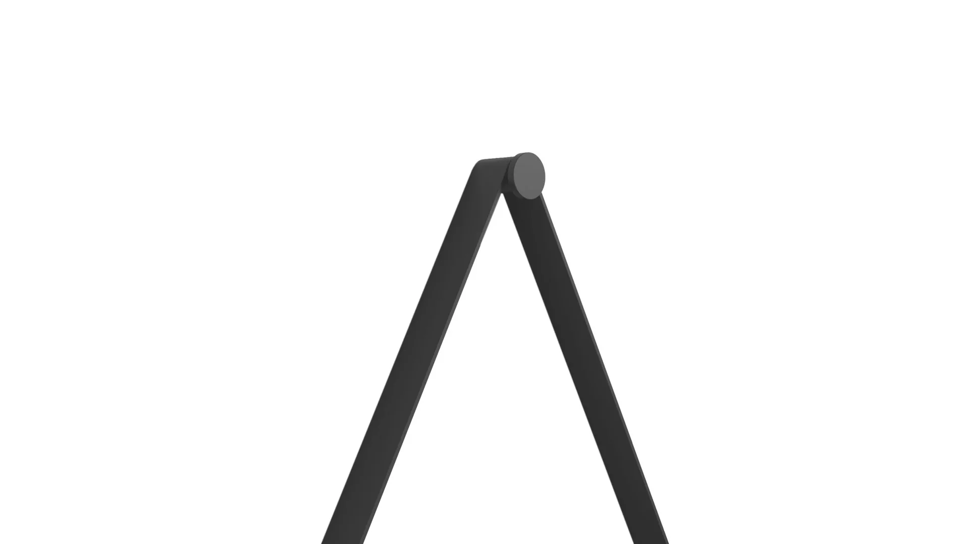 Dekorativer runder Wandspiegel in schwarz matt Ø 50 cm - 1