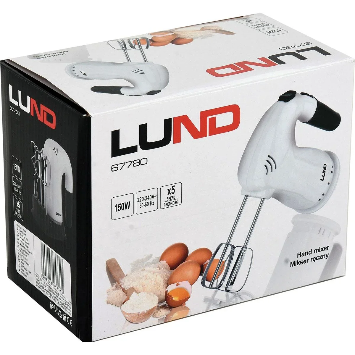 Stabmixer - 200W - 5 Geschwindigkeitsstufen - 230V - 2