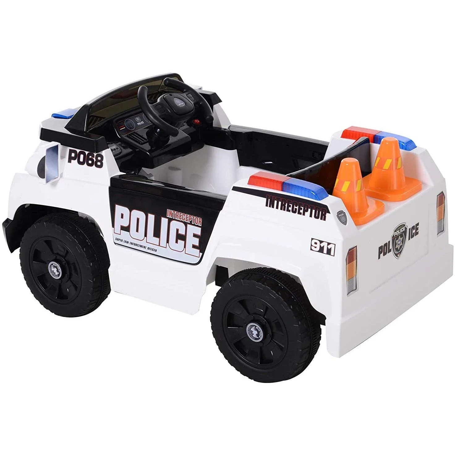 Kinder Polizeiauto mit Fernbedienung - 0