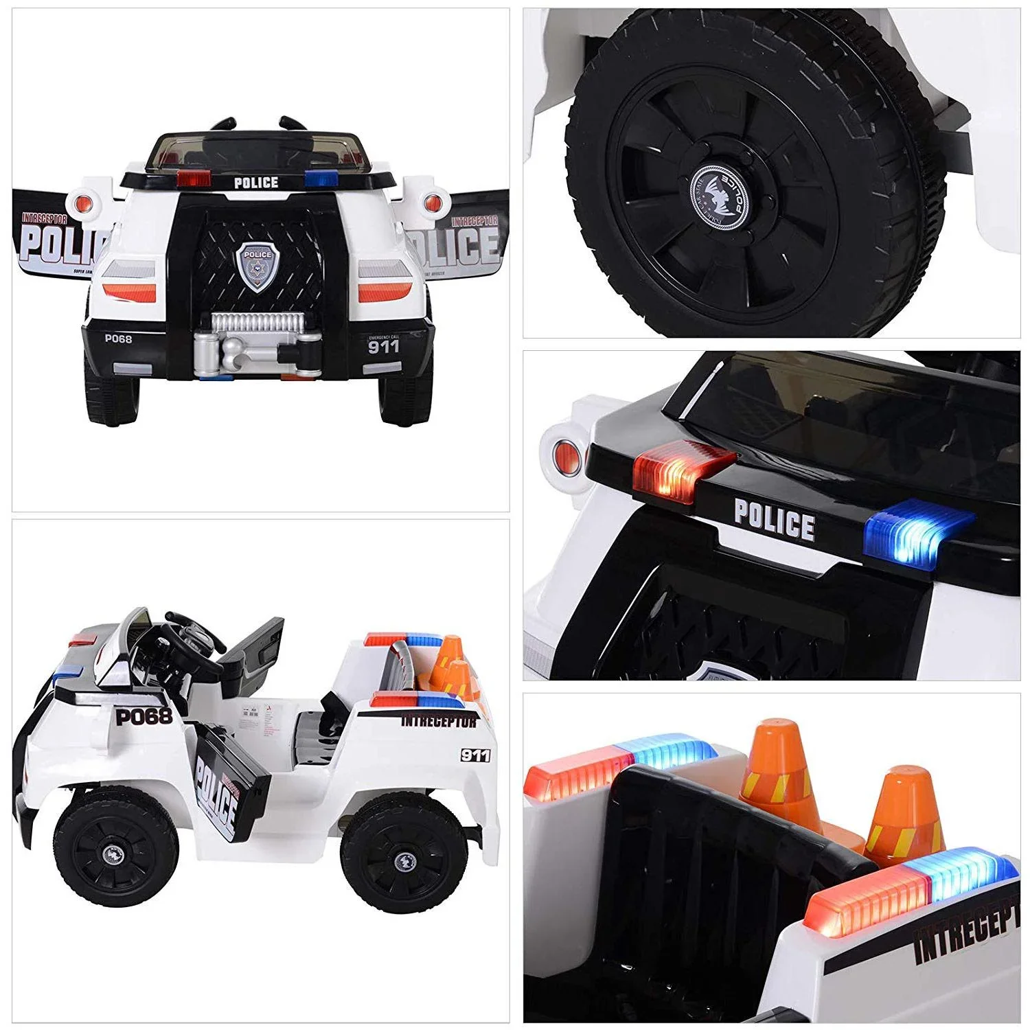 Kinder Polizeiauto mit Fernbedienung - 3