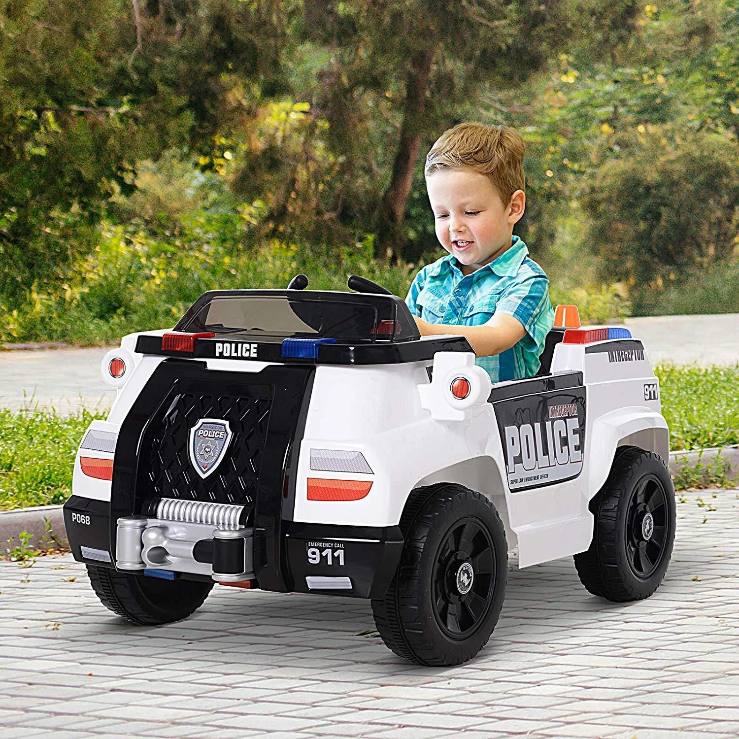 Kinder Polizeiauto mit Fernbedienung - 4