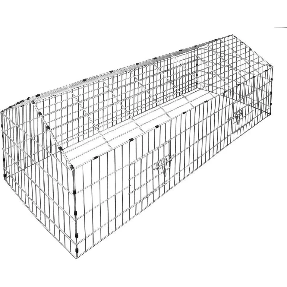 Kaninchenstall | Freilaufstall | Inklusive Sonnenschirm | 180 x 75 x 75 cm - 0