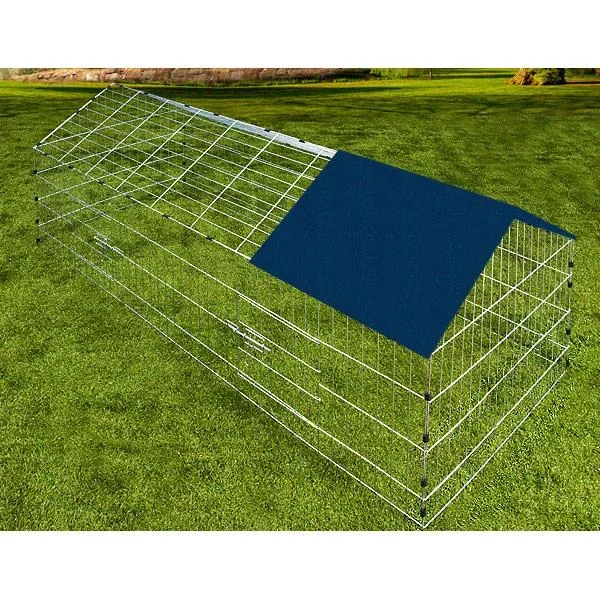 Kaninchenstall | Freilaufstall | Inklusive Sonnenschirm | 180 x 75 x 75 cm - 3