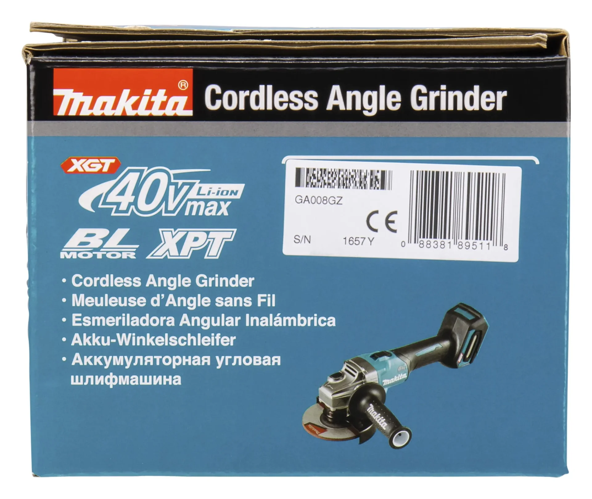 Akku-Winkelschleifer 40V max. (ohne Akku, ohne Ladegerät) GA008GZ - 1