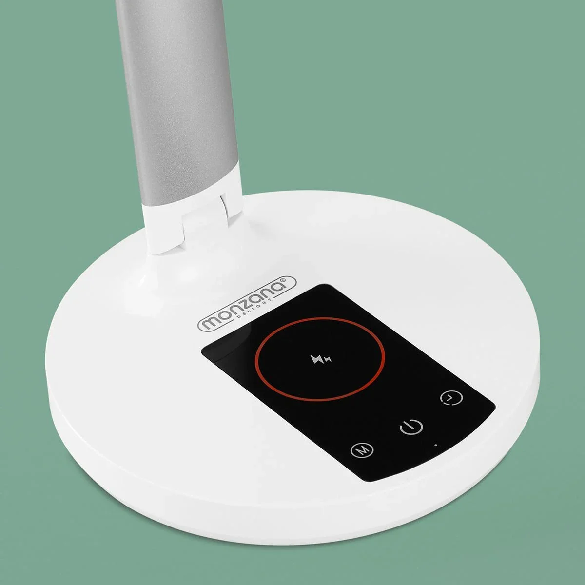 LED-Tischleuchte - Dimmbar - Weiß/Silber- 36 x 5 cm - 2