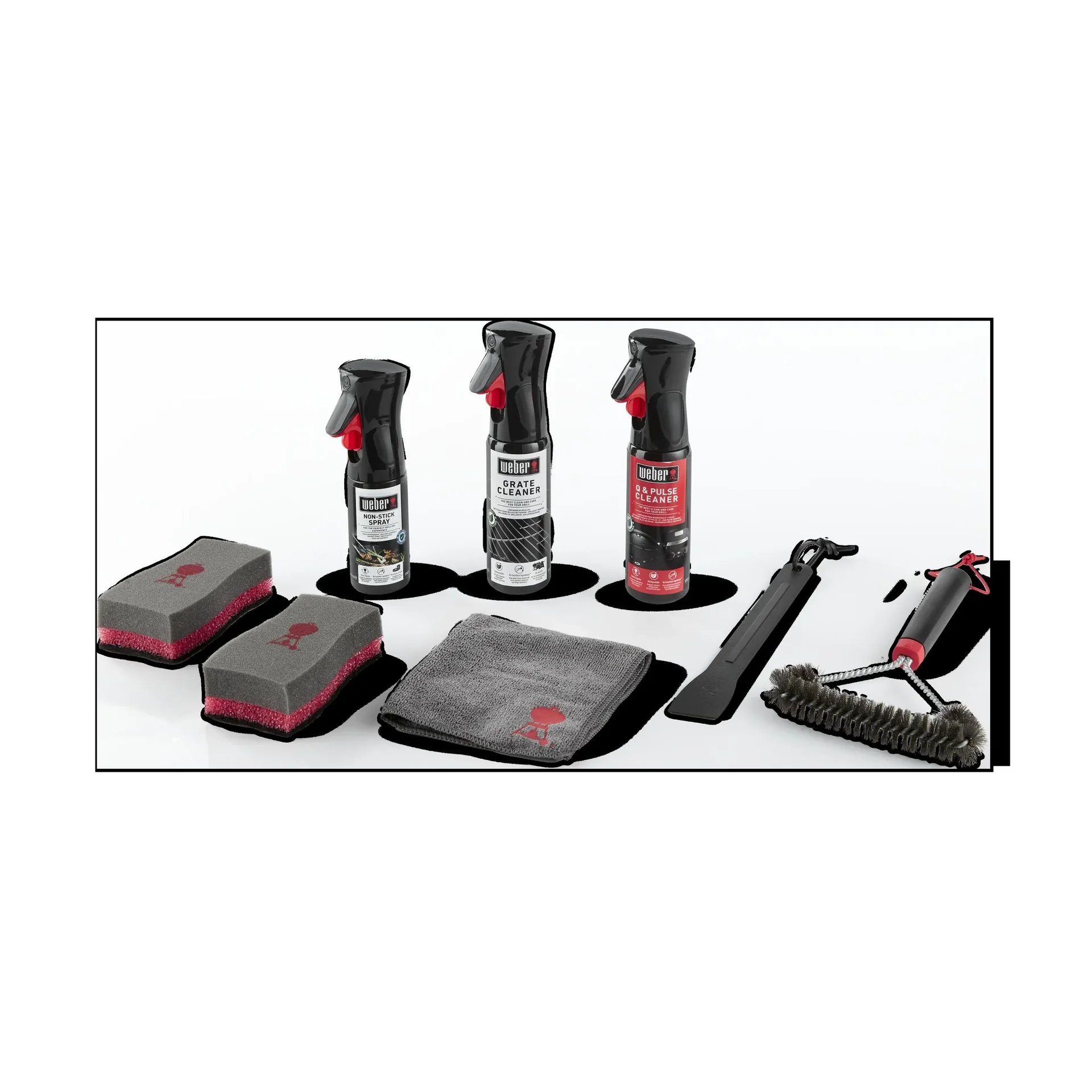 Reinigungsset für Weber Q & Pulse Grills - 2