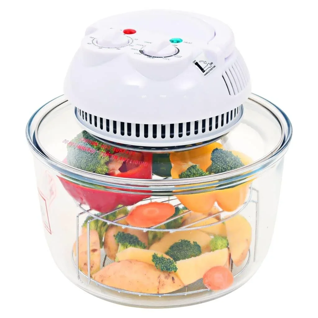 Halogen-Heißluftofen mit Aufsatzring 800 W 10 L - 1