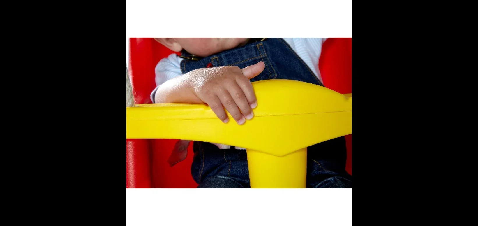 Kleinkinder Turm mit Babyschaukel, Outdoor-Kletterturm für Kleinkinder aus Holz, Babyschaukel, Rutsche, natur - 3