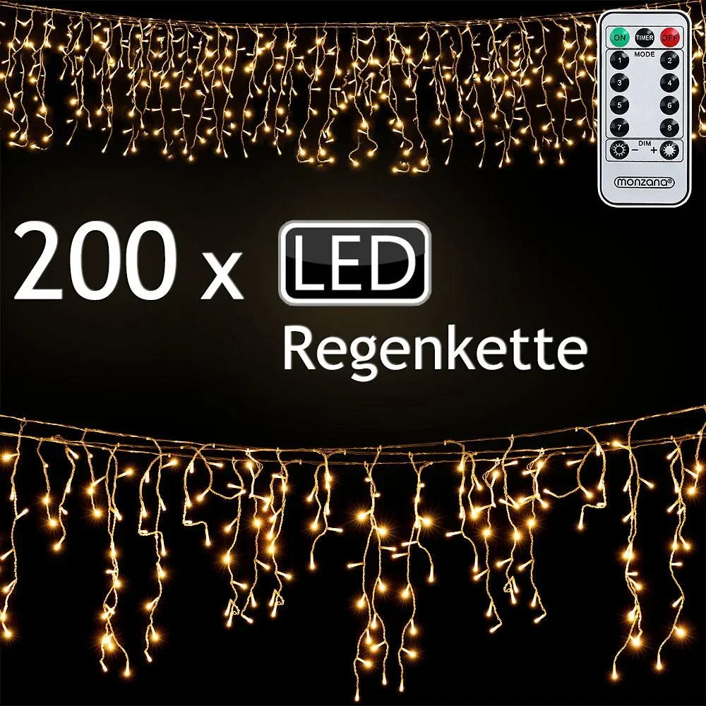 Weihnachtslichterkette - Weiß - 10m - 4