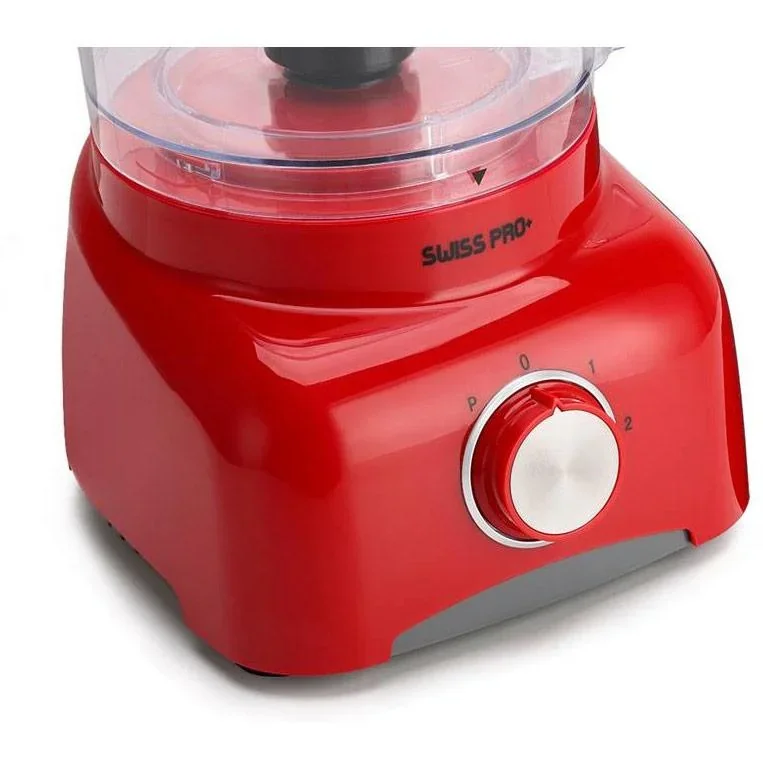 Küchenmaschine - 600W - 1,2L - Rot - 1