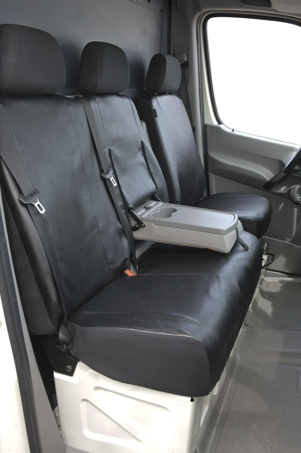 Passform Sitzbezüge für Einzelsitz und Doppelbank vorne für Mercedes Sprinter und VW Crafter ab BJ 05/2006 - heute - 5
