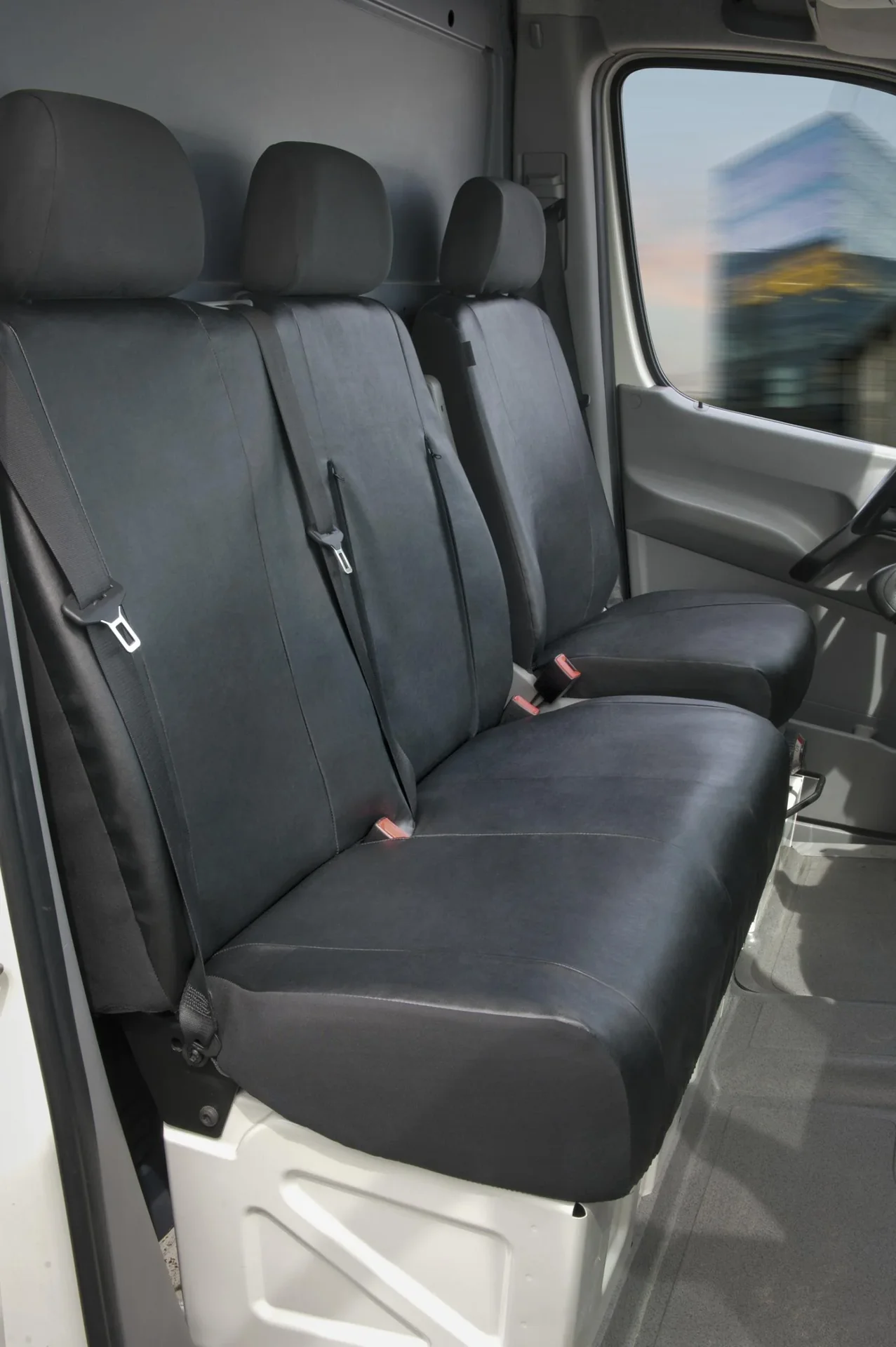 Passform Sitzbezüge für Einzelsitz und Doppelbank vorne für Mercedes Sprinter und VW Crafter ab BJ 05/2006 - heute - 6