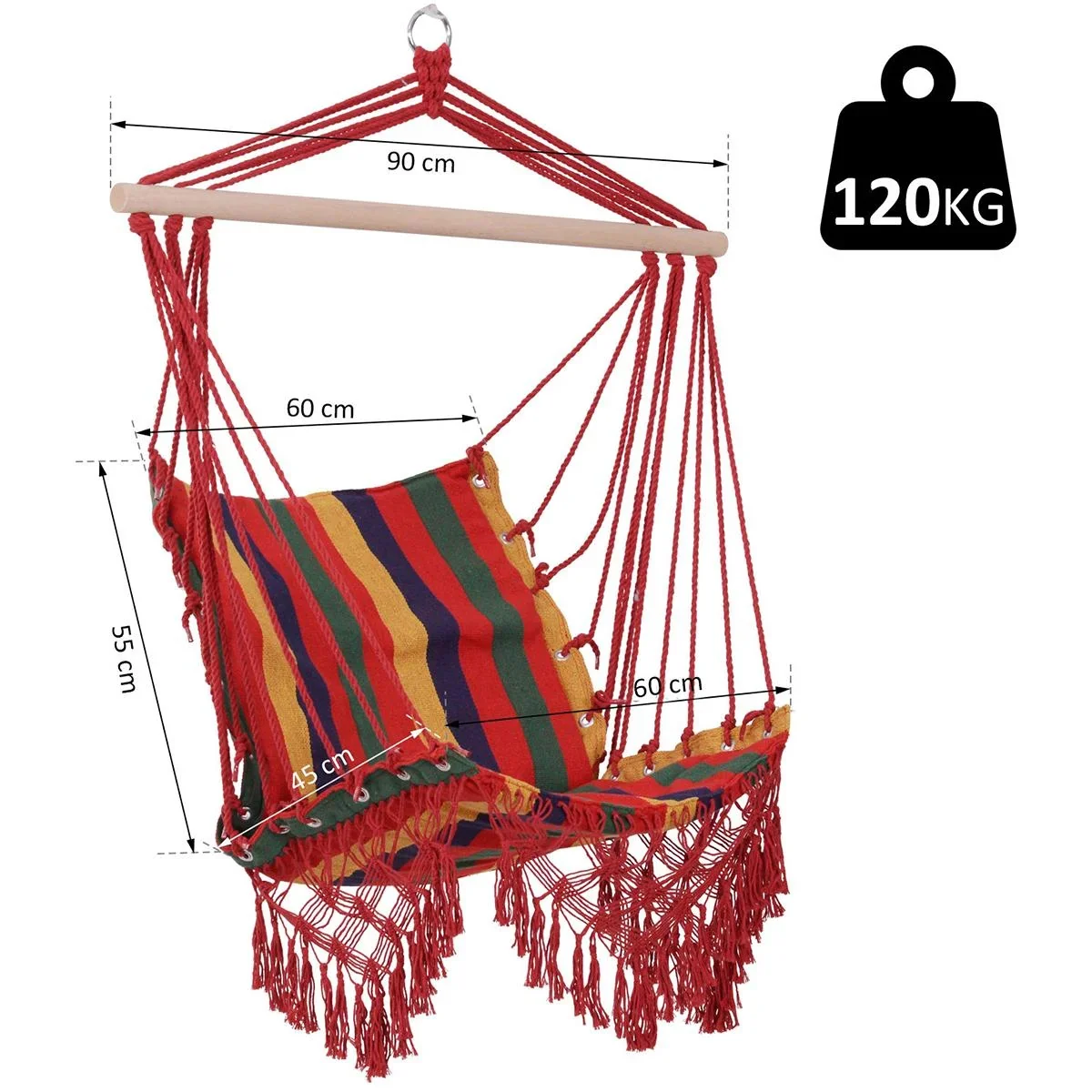 Hängesessel bunt - 7