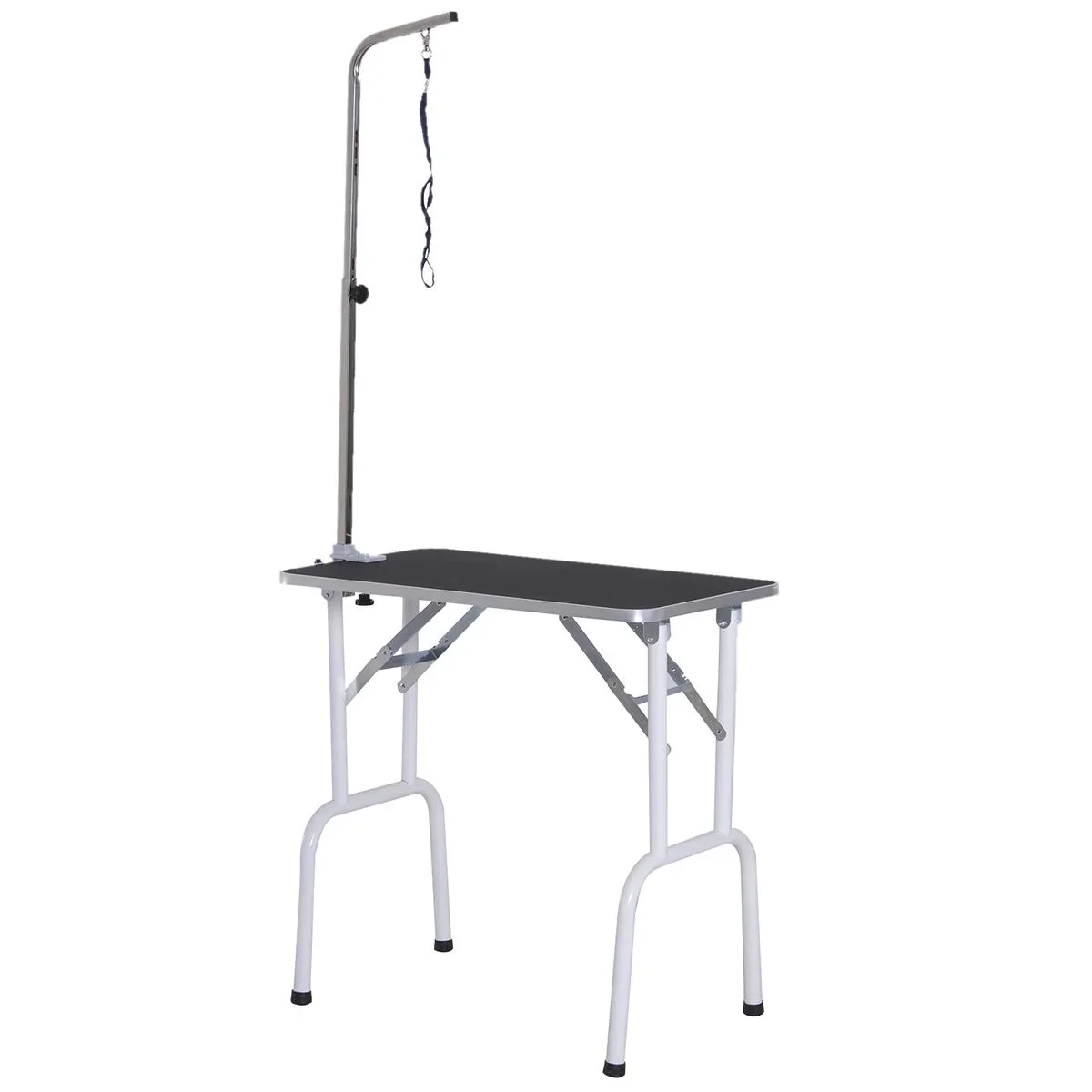 Trimmtisch klappbar Tierpflegetisch Schertisch Pflegetisch für Hunde Katzen Metall Schwarz 81 x 48 x 80 cm - 2