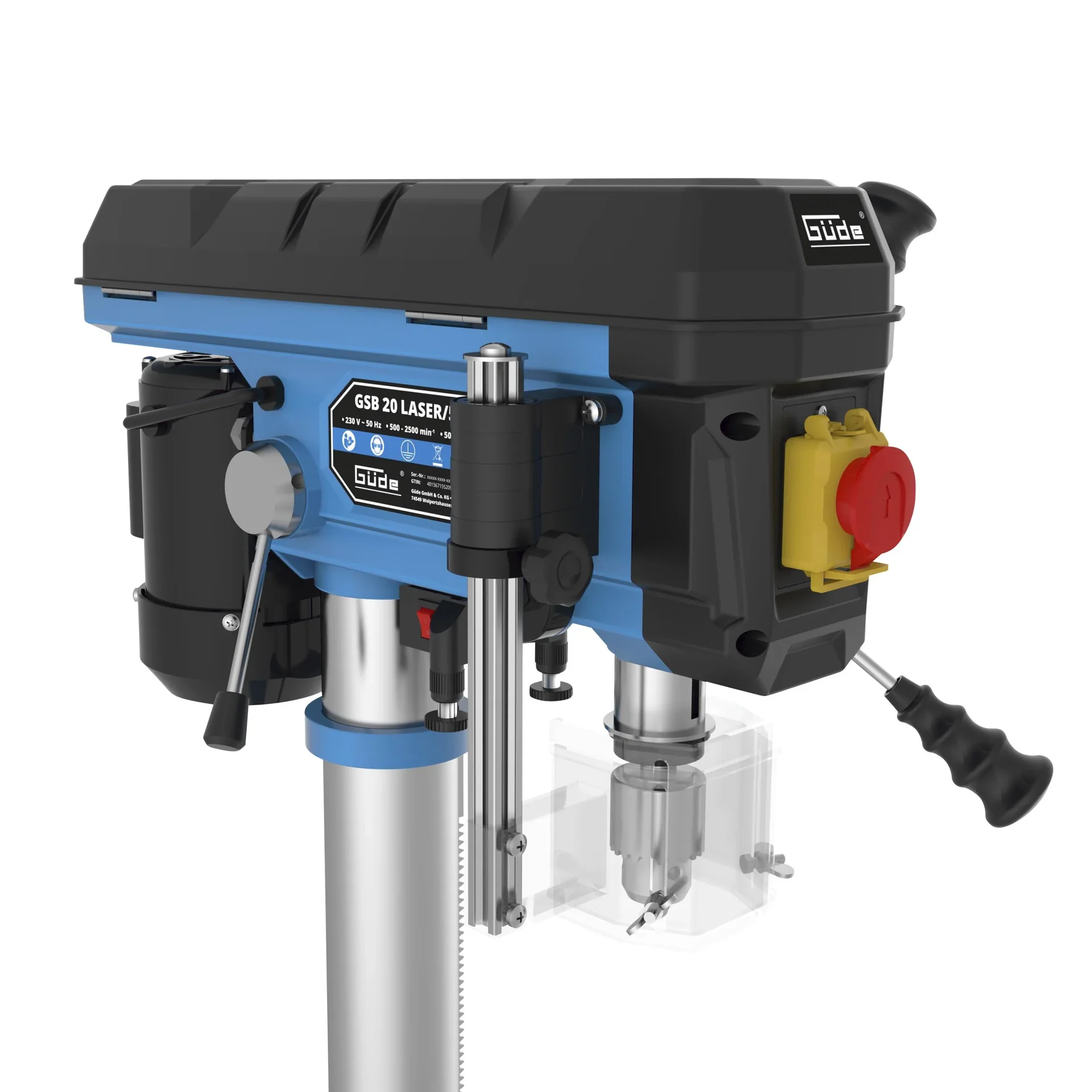 Säulenbohrmaschine GSB 20 LASER/500W - 3