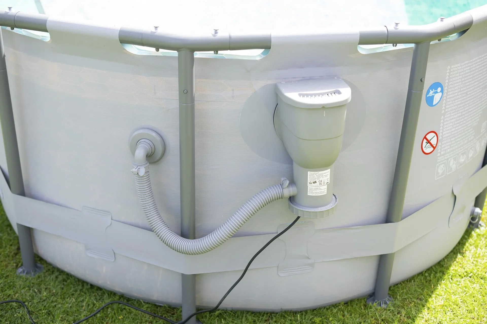 Active Frame Pool 300 x 200 x 84 cm anthrazit - 2