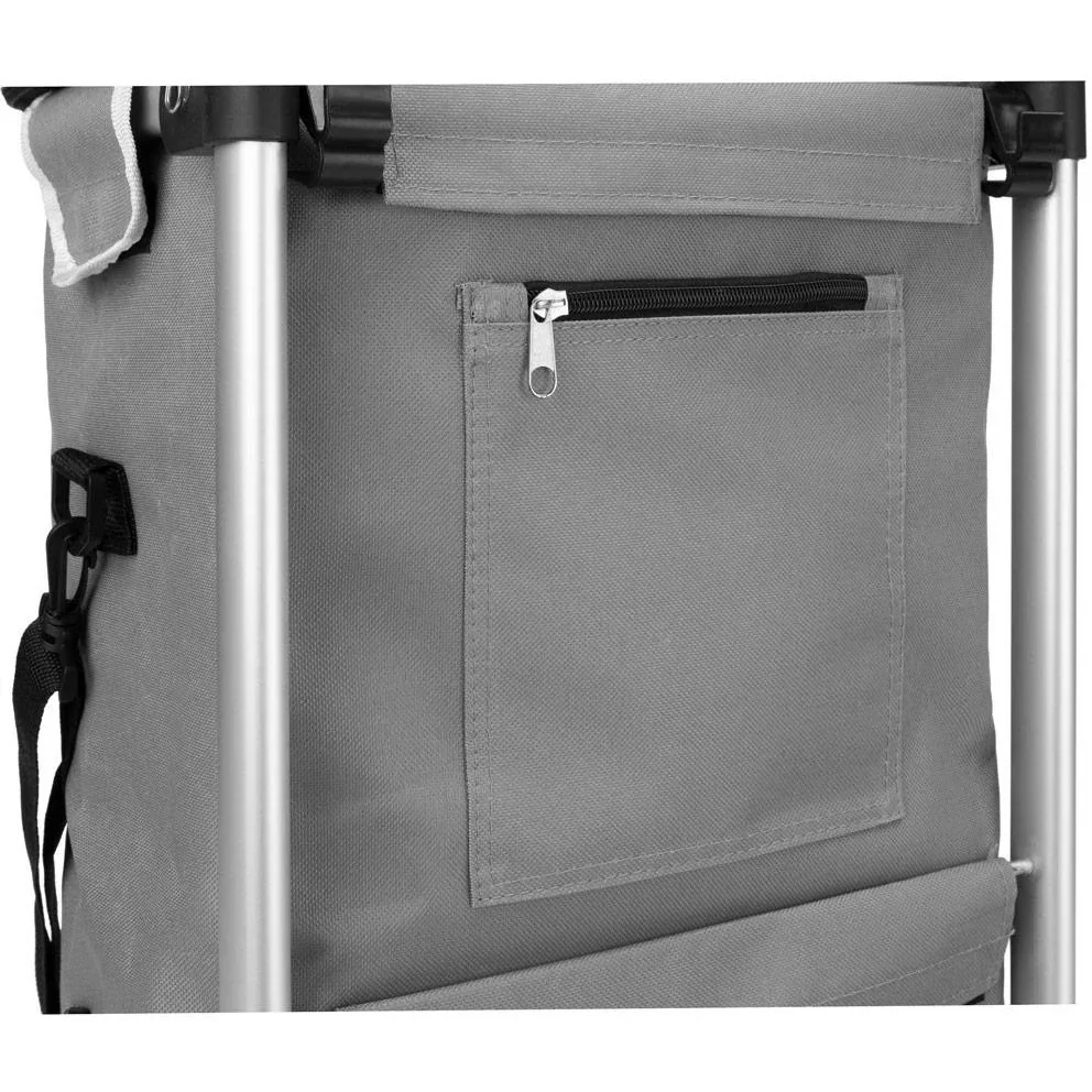 Einkaufswagen grau Aluminium 35L 31x24x54cm - 0