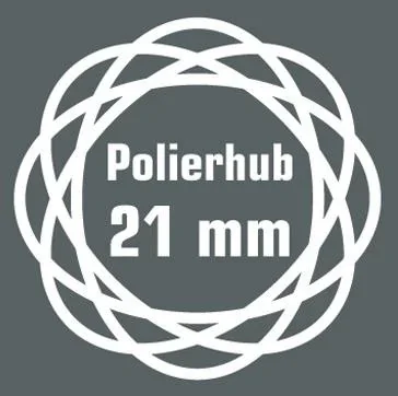 Exzenter Poliermaschine 900 Watt - 21 mm Hub - im XXL-Set - 5