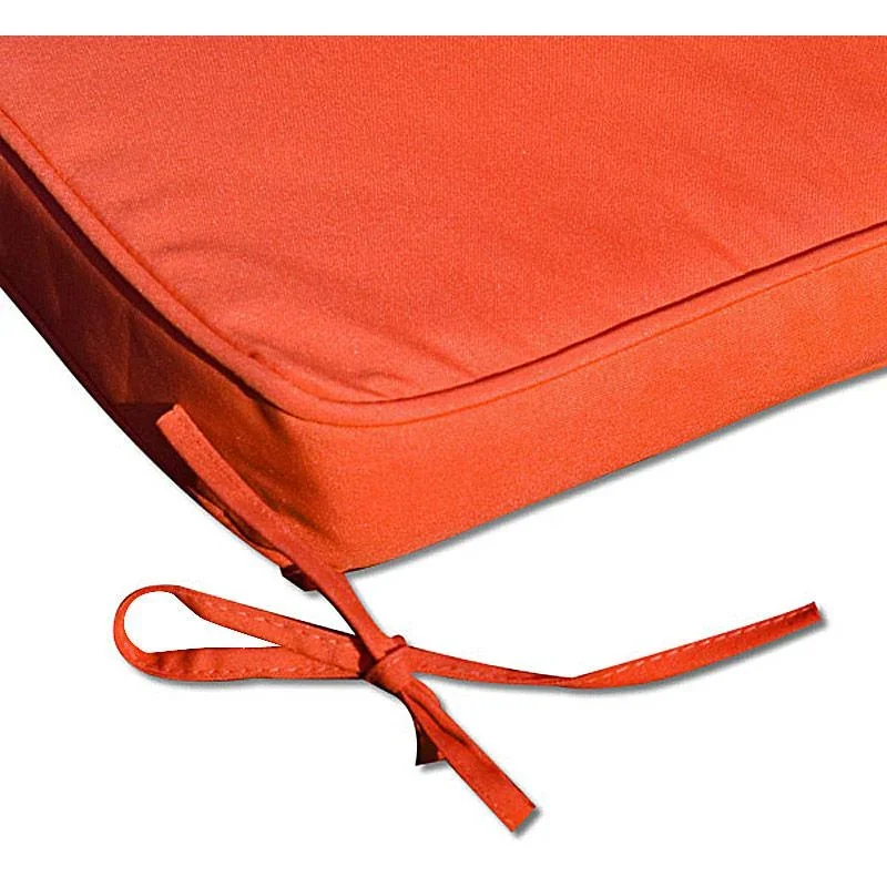 Gartenkissen - Für Liege - Orange - 173x43x6cm - 1