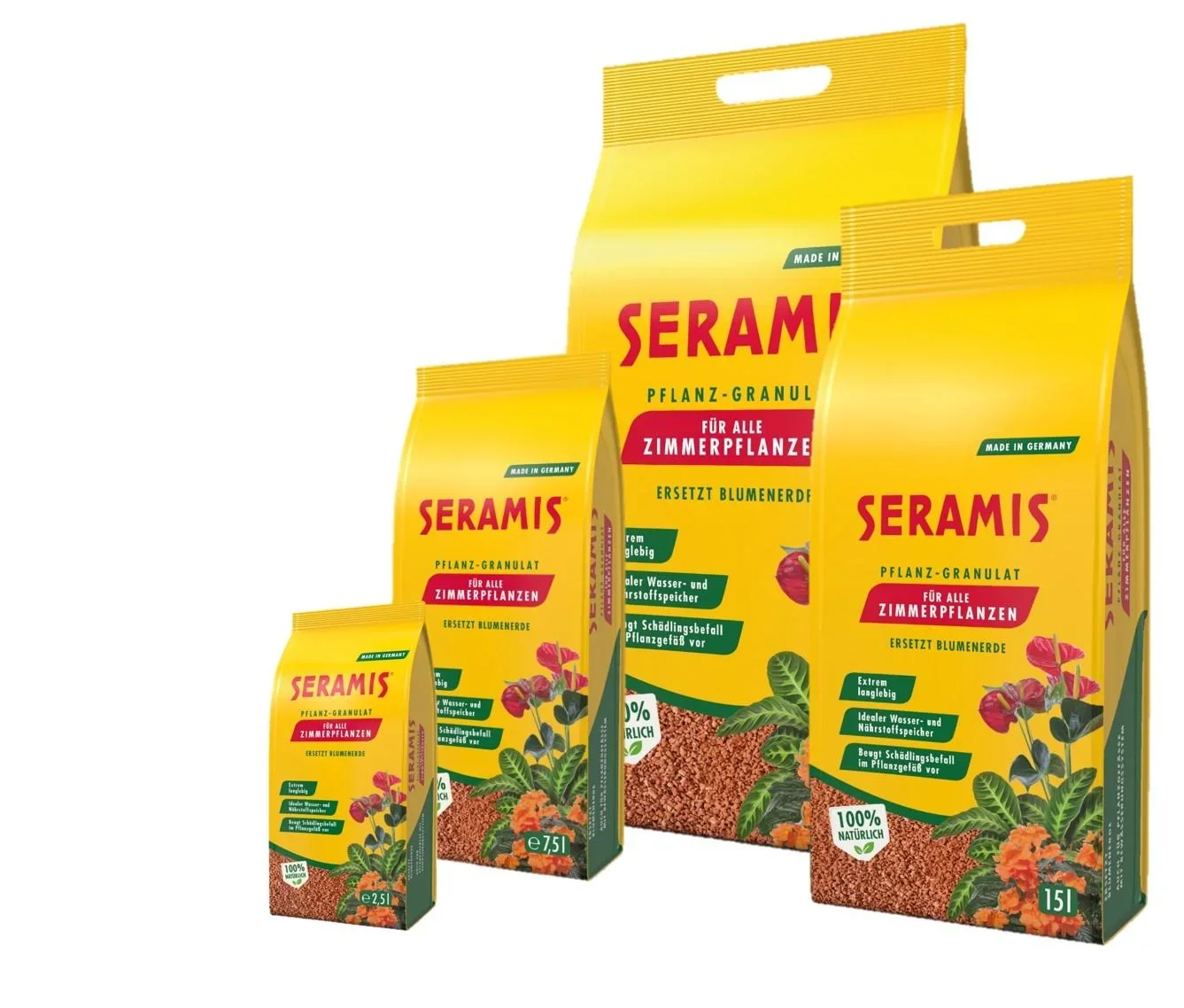 Pflanz-Granulat für alle Zimmerpflanzen - 7,5 L - 0